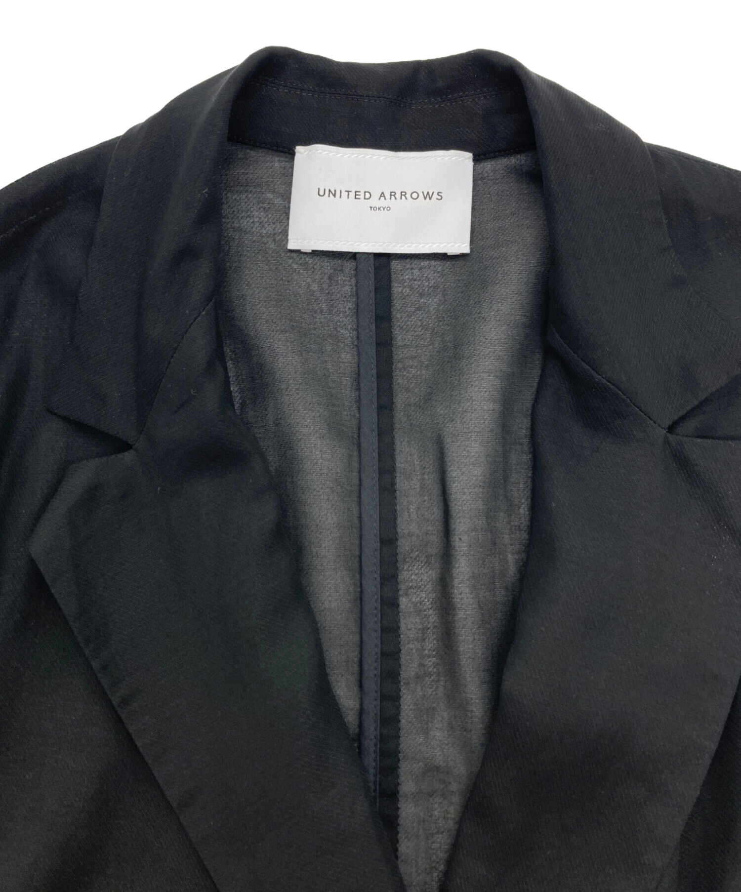 美品 UNITED ARROWS TOKYO シアージャケット ブラック 中古・古着通販】UNITED ARROWS TOKYO (ユナイテッドアローズ