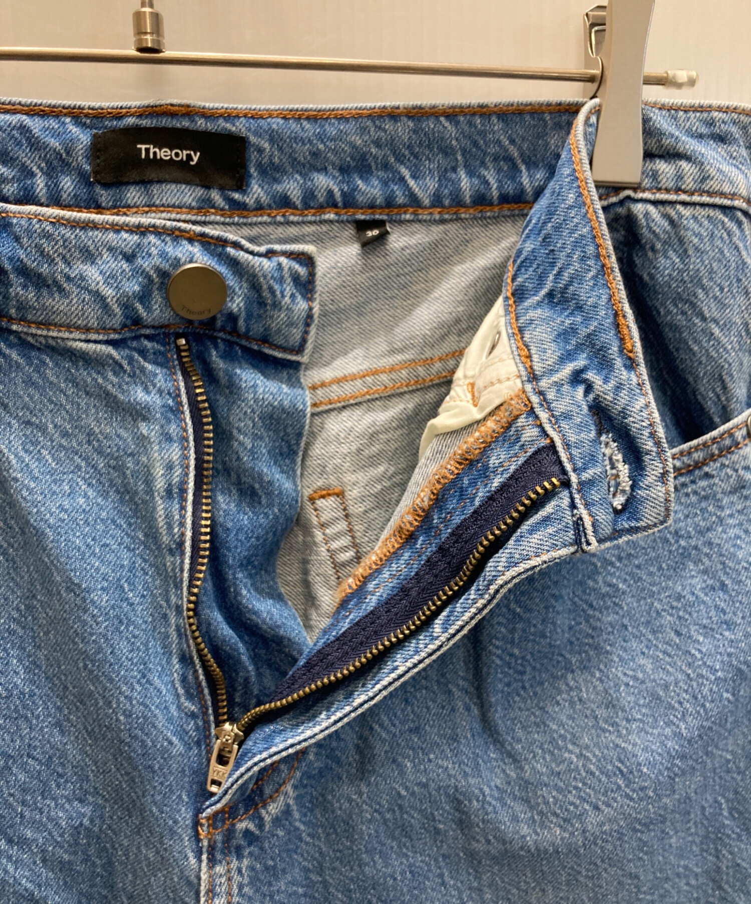 中古・古着通販】theory (セオリー) デニムパンツ インディゴ サイズ 