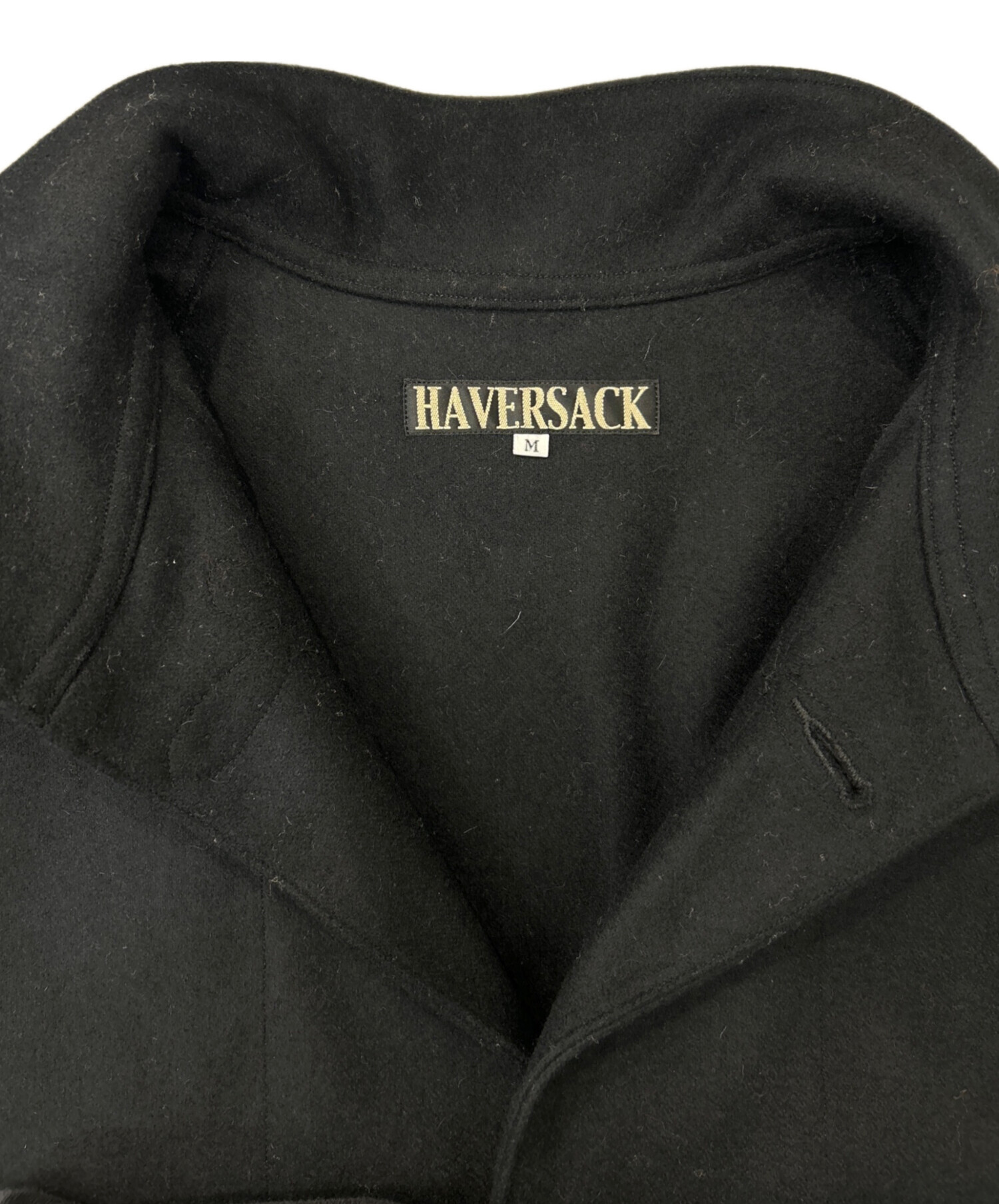 中古・古着通販】HAVERSACK (ハバーサック) ウールスタンドカラー 