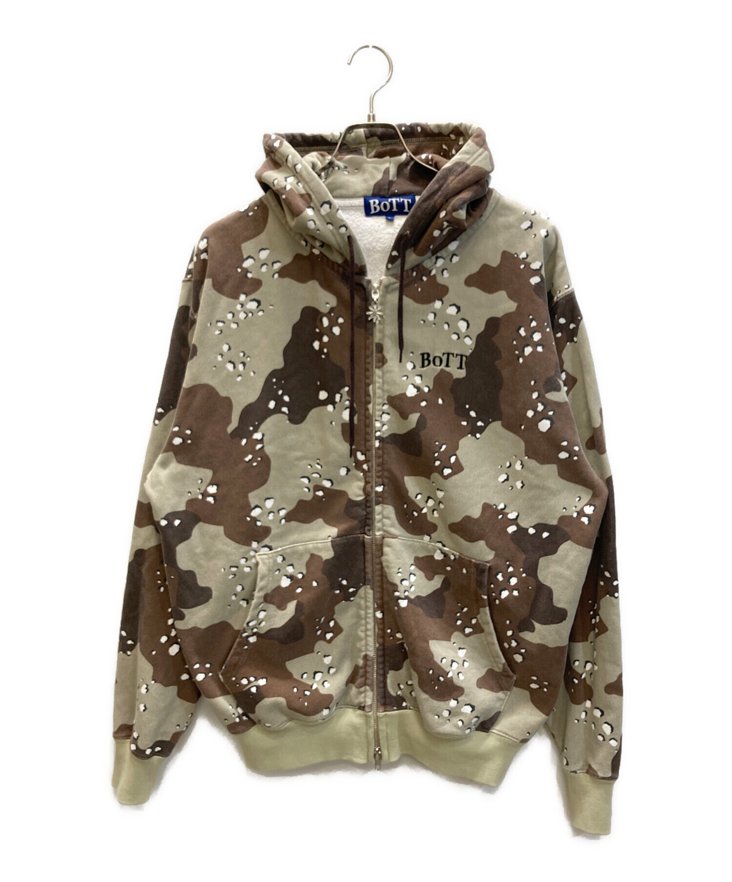 中古・古着通販】BoTT (ボット) Desert Camo Zip Hoodie ベージュ