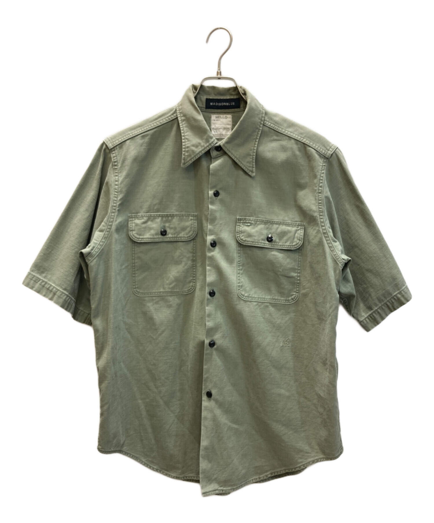 中古・古着通販】MADISON BLUE (マディソンブルー) ミリタリーシャツ 