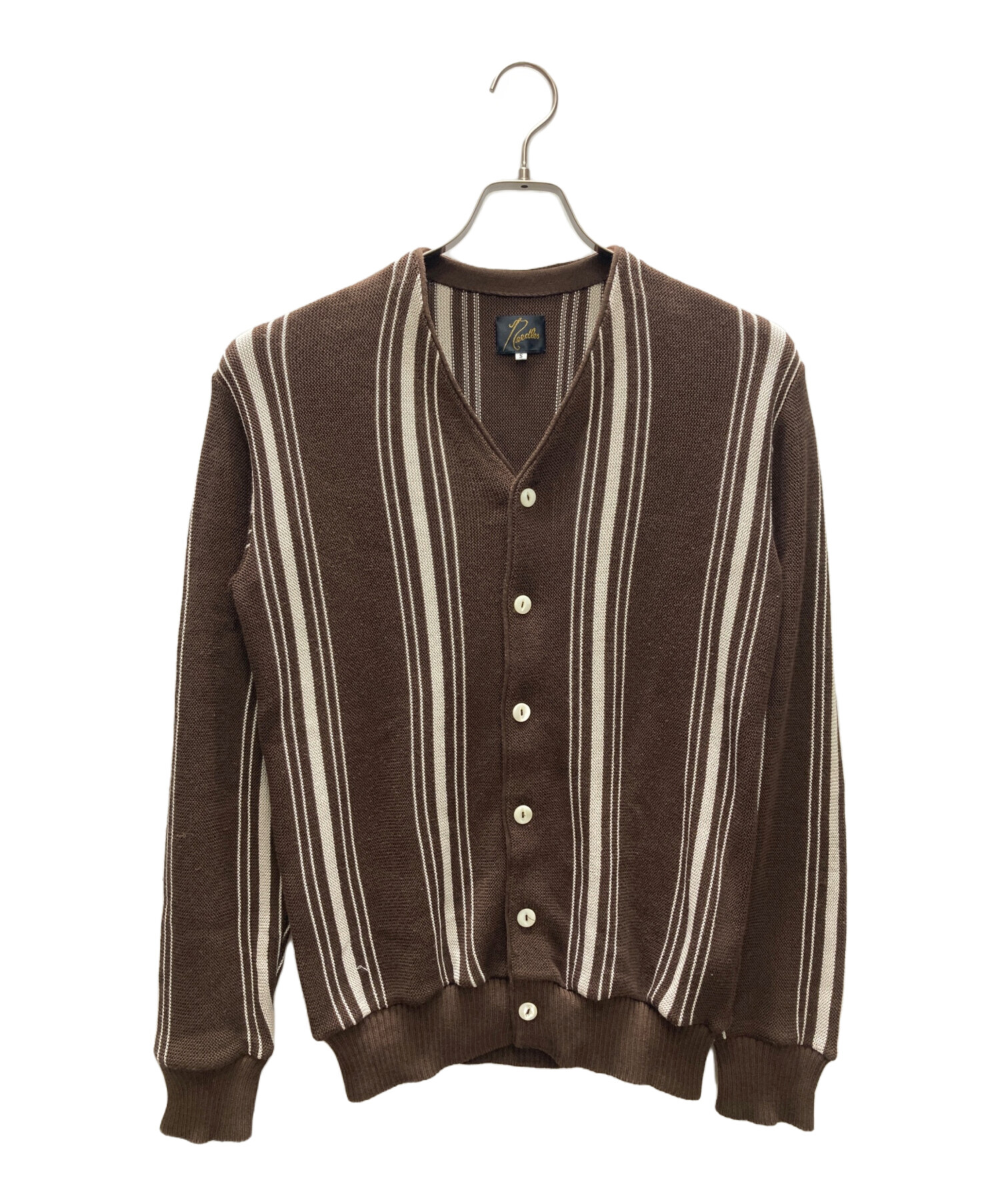 中古・古着通販】Needles (ニードルズ) V Neck Cardigan Purl Stitch 