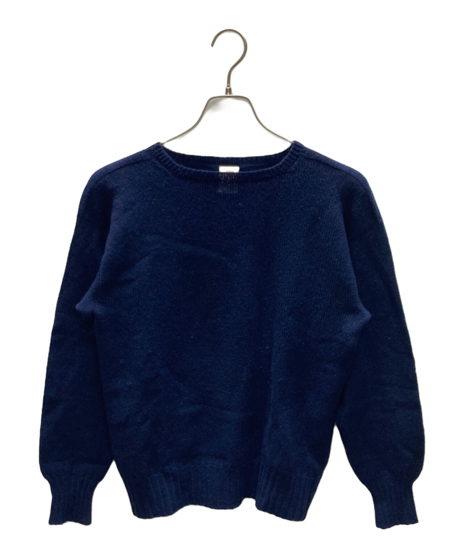 【スコットランド製】Anatomicaリアルシェットランド クルーネック ニット スコットランド製】Anatomicaリアルシェットランド クルーネック ニット