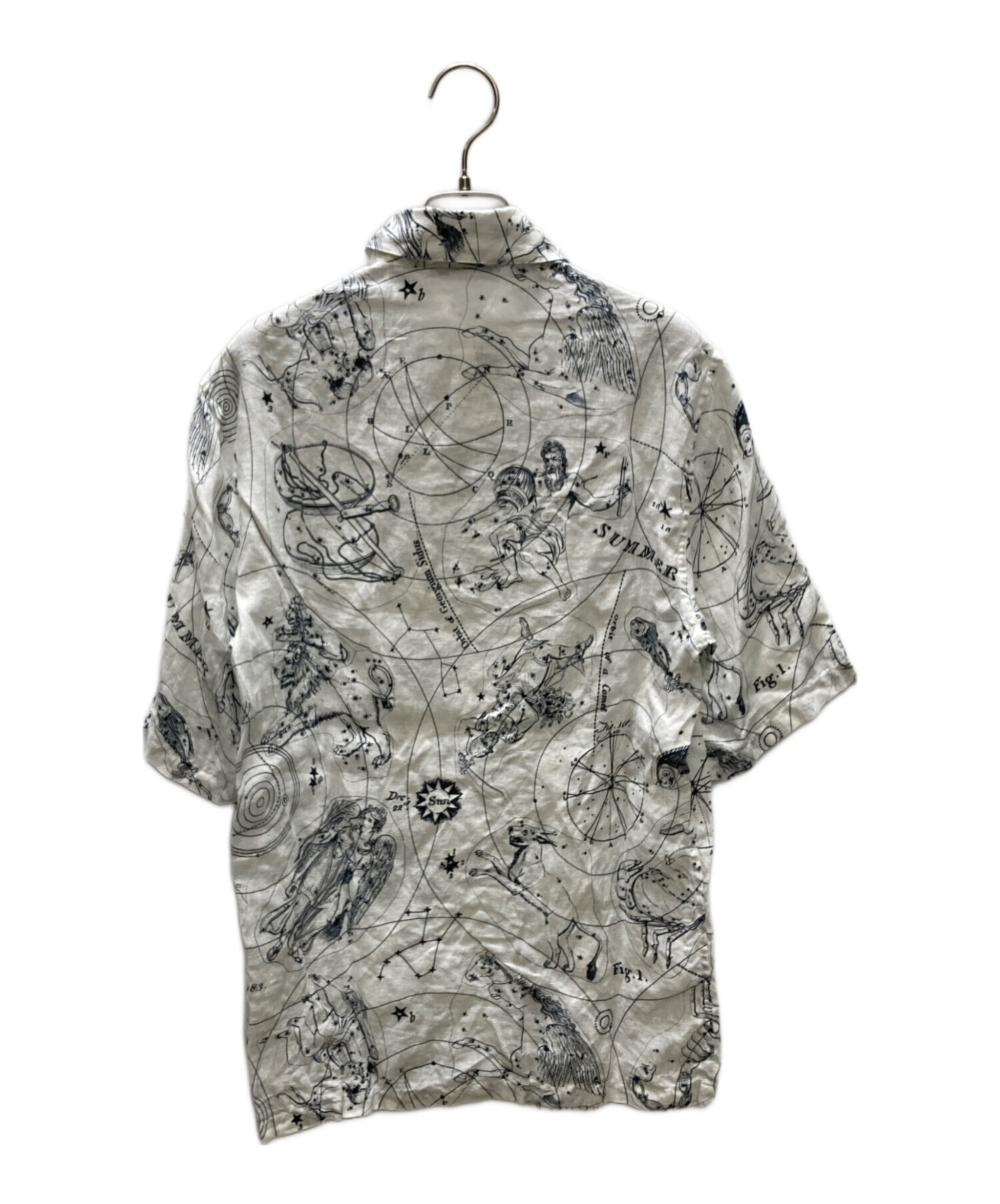 アクネストゥディオズ　開襟シャツ リラックス感あふれるボタニカル──アクネ ストゥディオズのシャツ