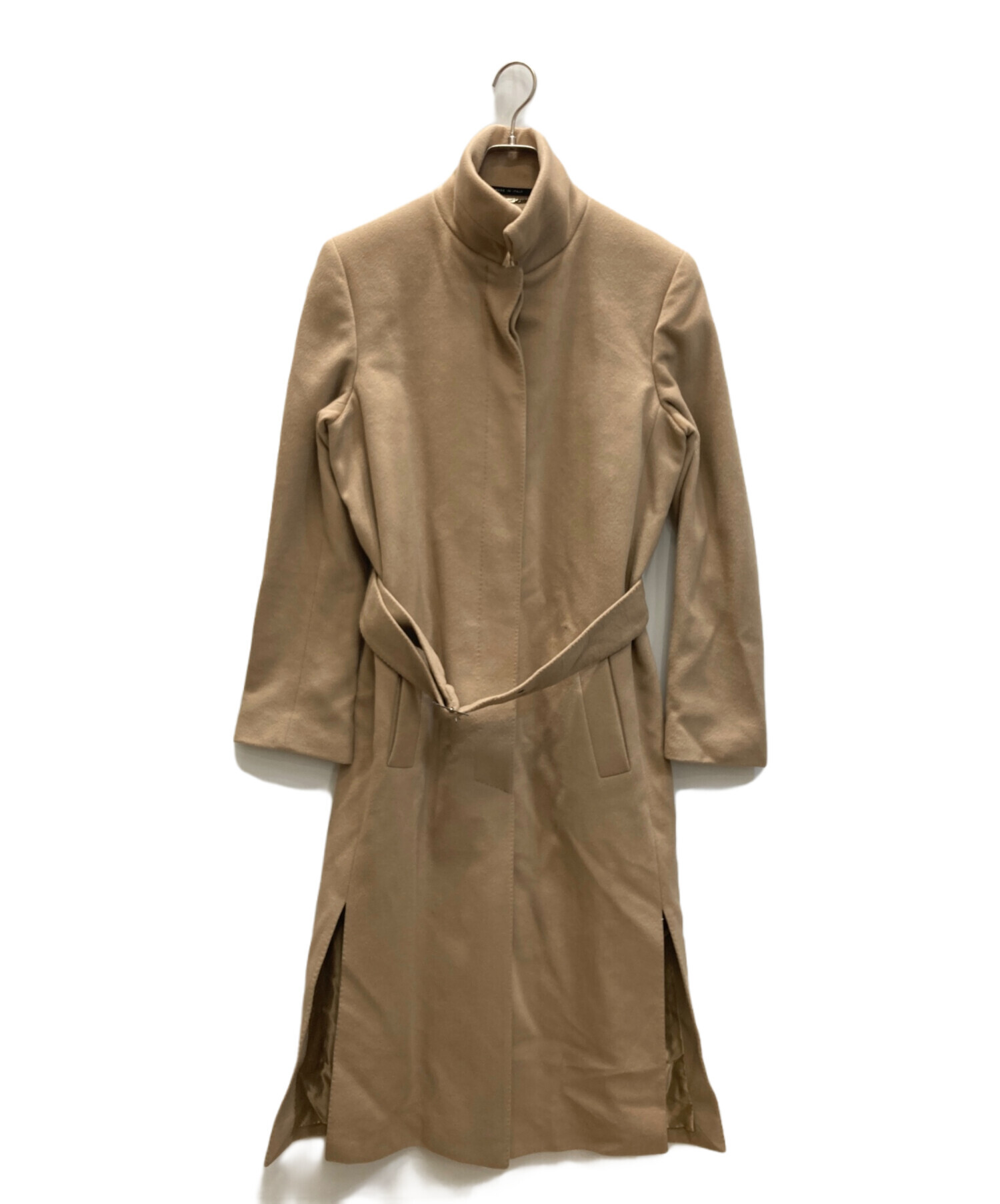 中古・古着通販】GUCCI (グッチ) カシミヤ混ロングコート ベージュ 