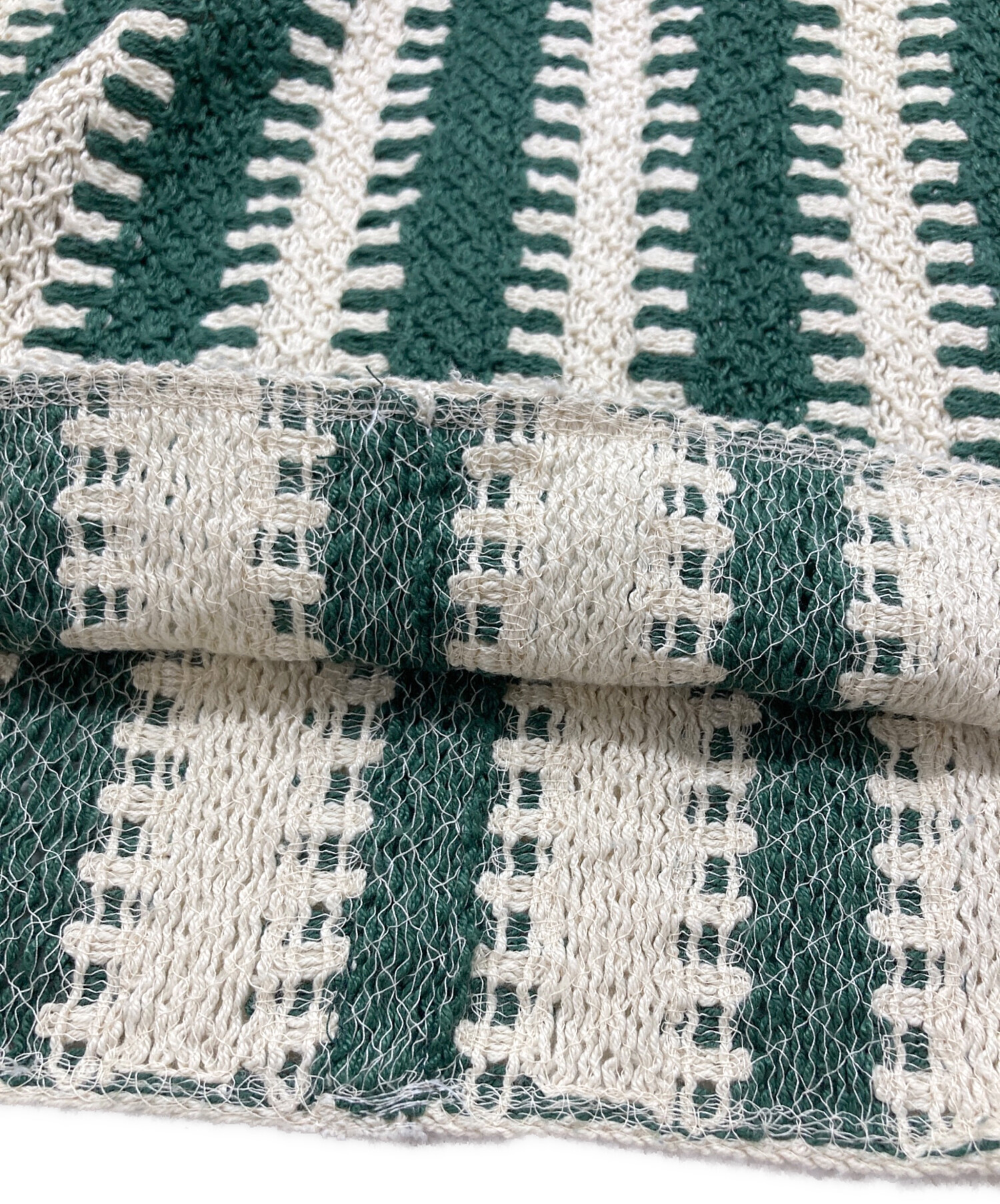 美品 KITH 24SS Keyon Crochet Pullover Lサイズ 中古・古着通販】KITH (キス) Keyon Crochet Pullover グリーン サイズ