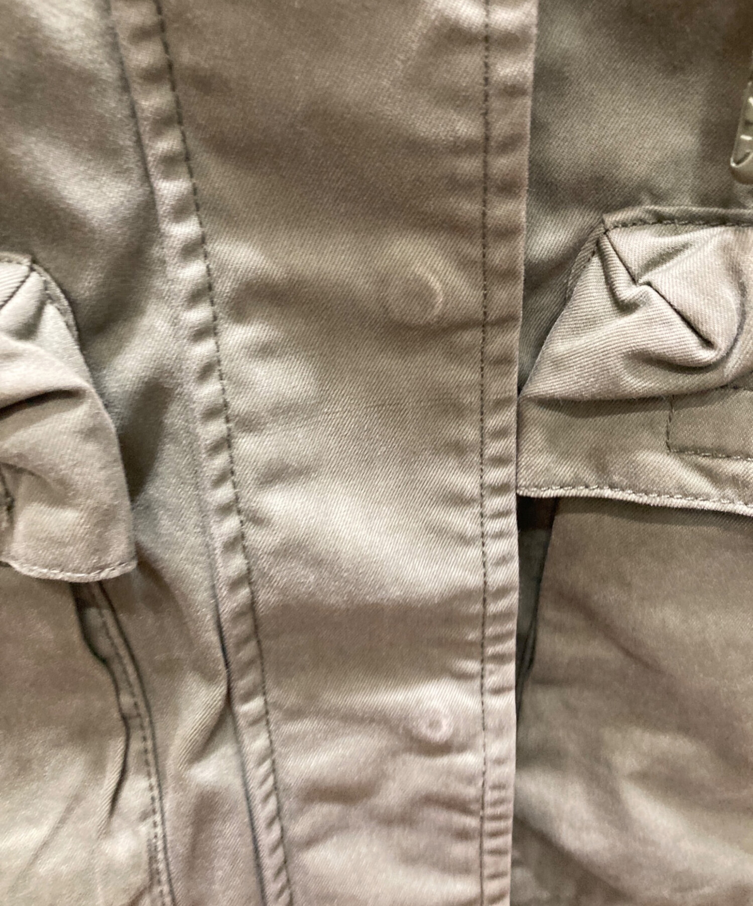 中古・古着通販】DIESEL (ディーゼル) フード付きベスト グリーン