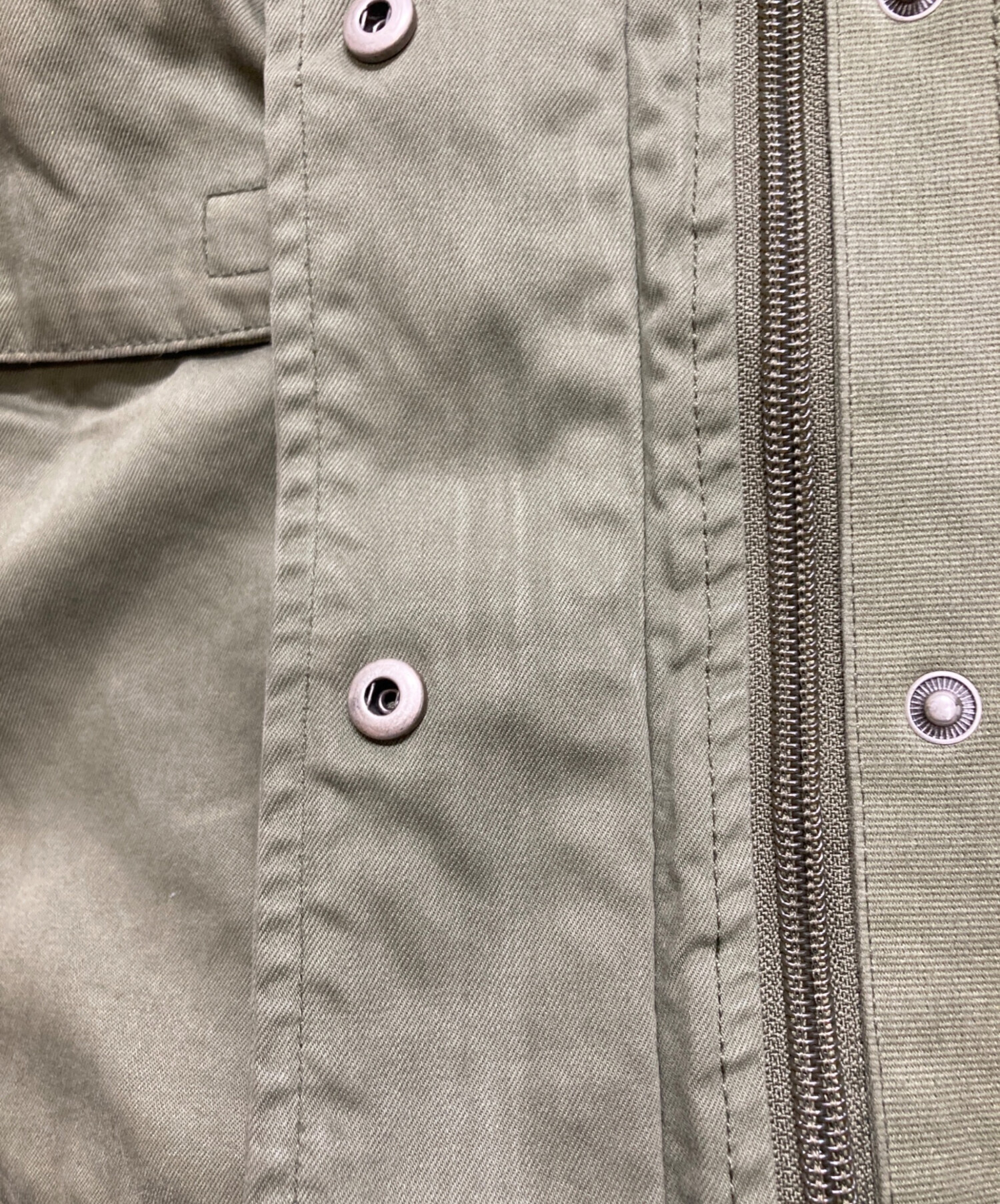 中古・古着通販】DIESEL (ディーゼル) フード付きベスト グリーン