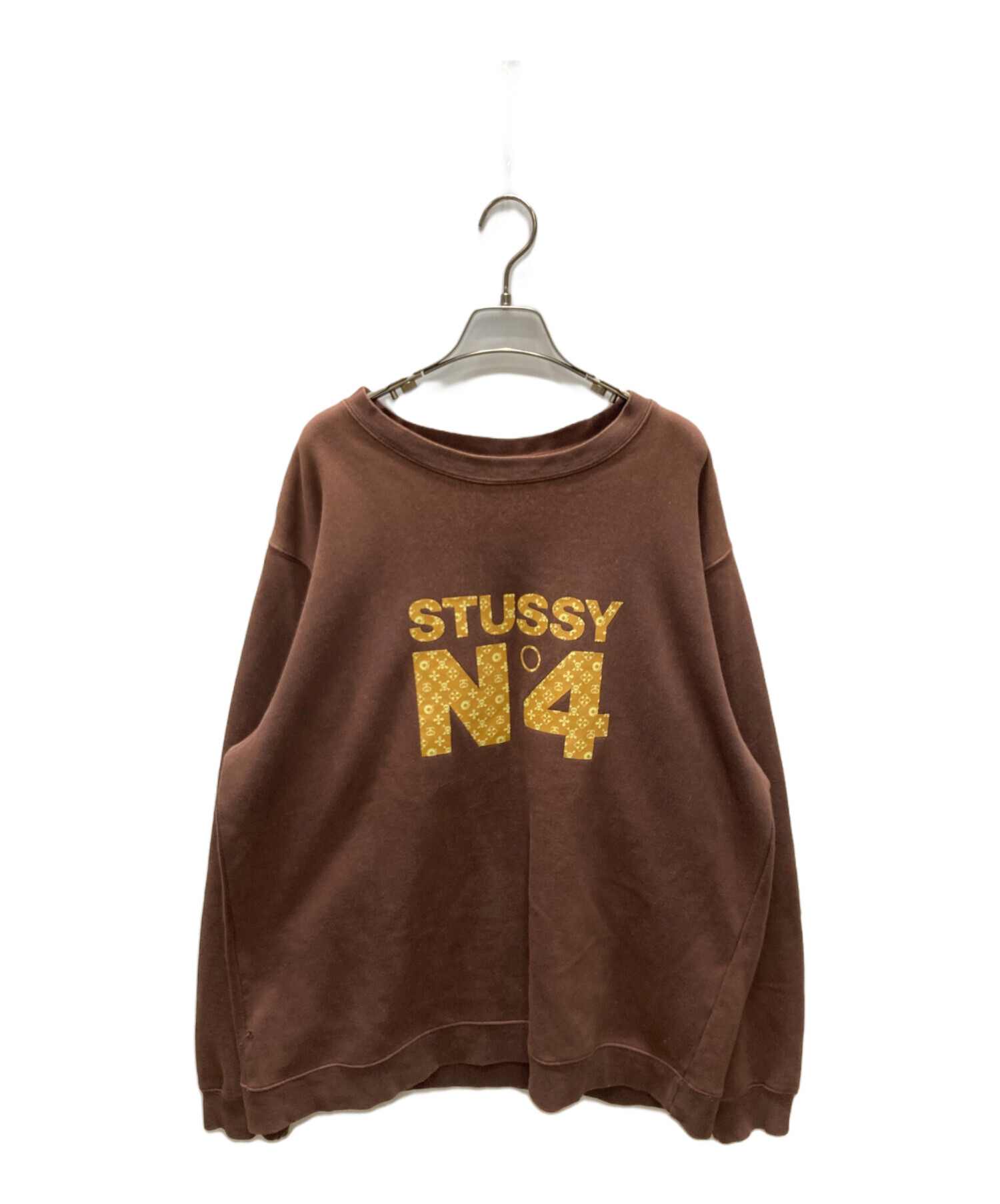 STUSSY - 00s stussy モノグラム スウェット スタジャン ブラウンの