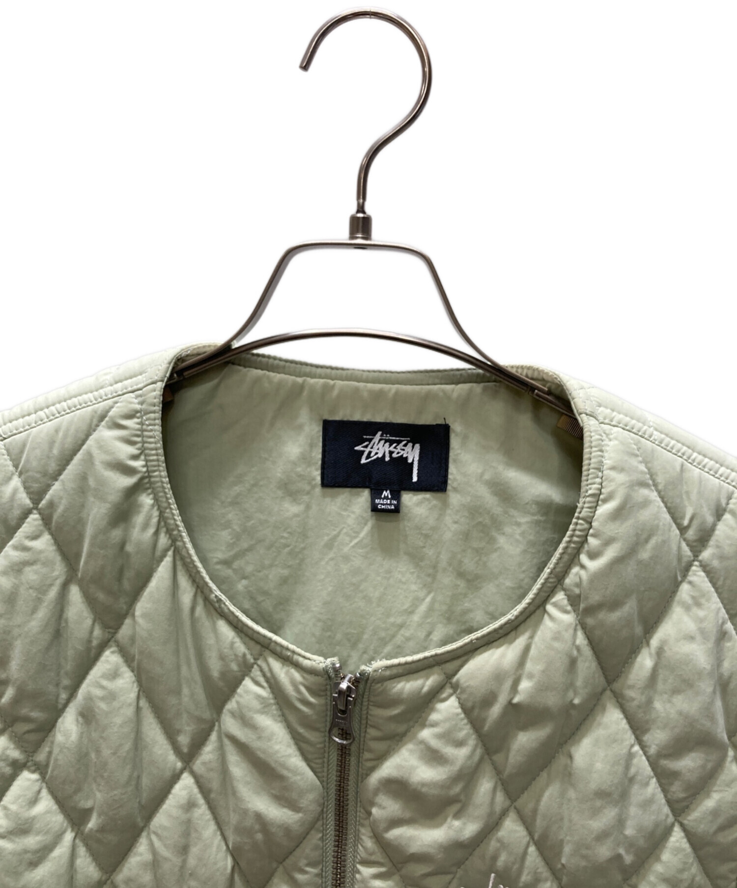 中古・古着通販】stussy (ステューシー) DIAMOND QUILTED VEST