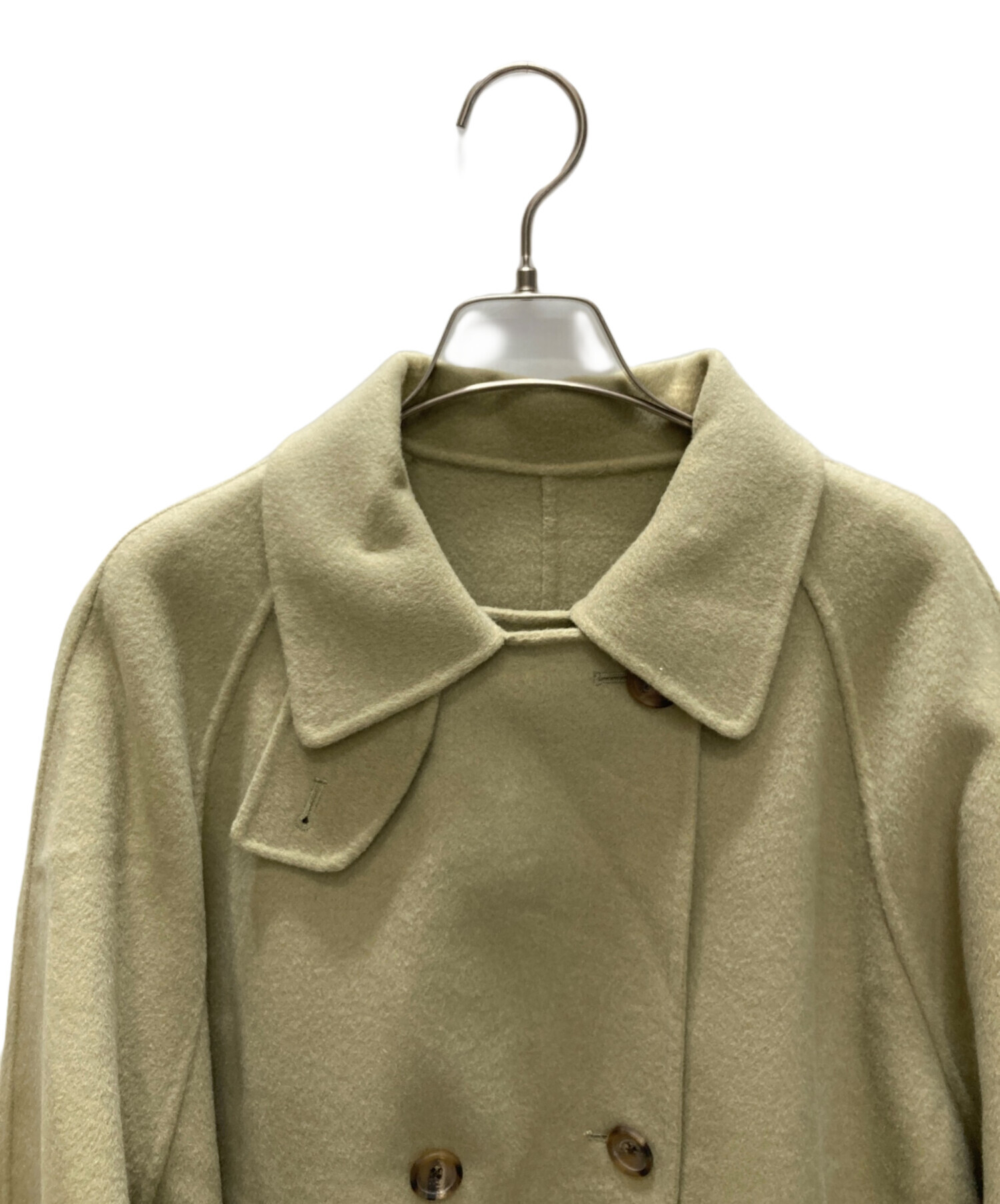 BEAUTY&YOUTH リバーポンチョコート　グリーン系　Sサイズ 中古・古着通販】BEAUTY&YOUTH (ビューティーアンドユース) リバー