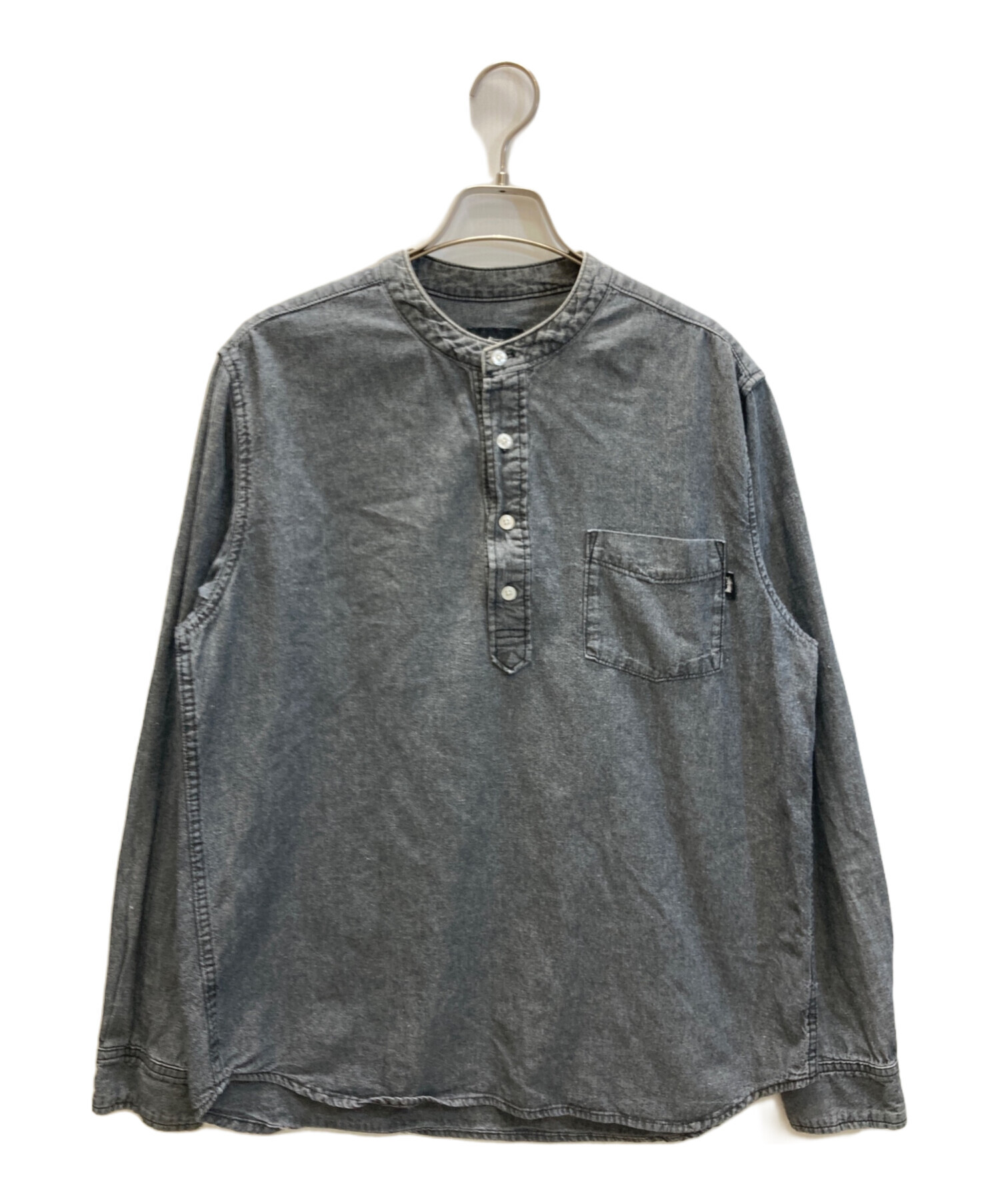 90s USA製 old stussy プルオーバー シャンブレー シャツ 中古・古着通販】stussy (ステューシー) プルオーバーシャンブレー