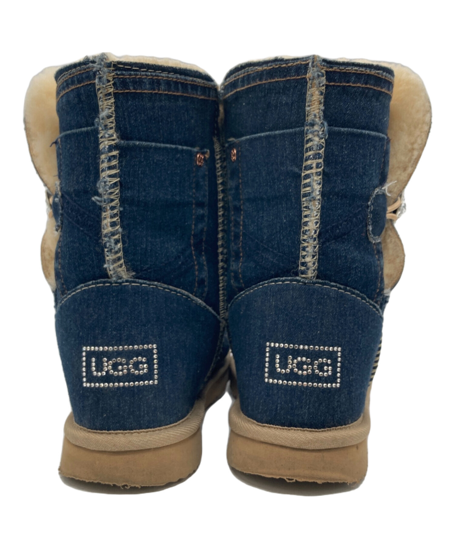 中古・古着通販】UGG (アグ) デニムクリスタルムートンブーツ