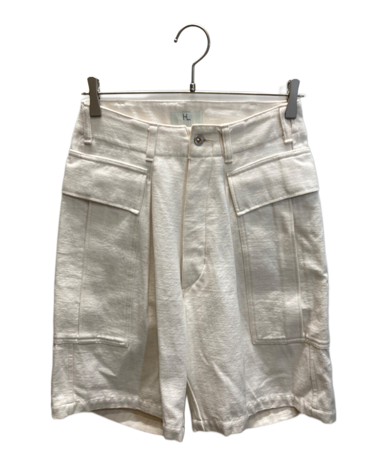 中古・古着通販】HERILL (ヘリル) HL Denim Cargoshorts ホワイト