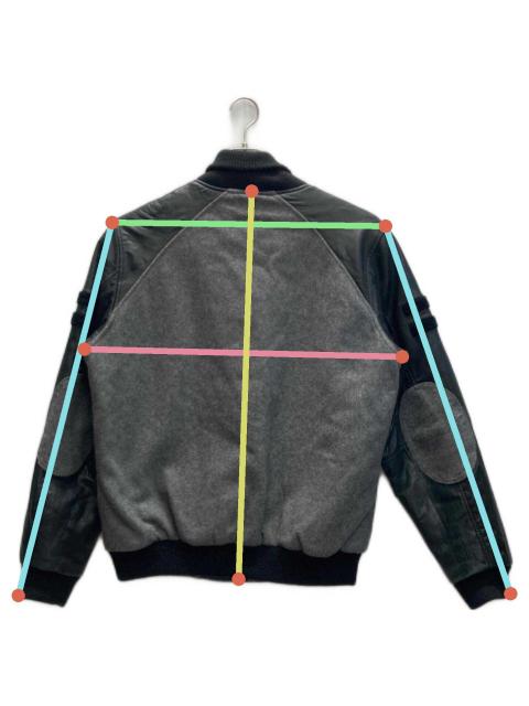 中古・古着通販】SEAN JOHN (ショーンジョン) スタジャン グレー