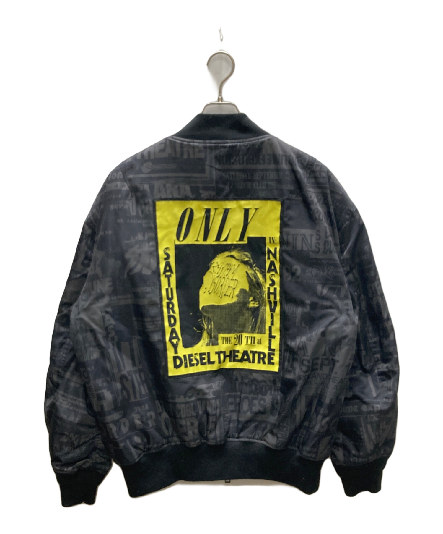 中古・古着通販】DIESEL (ディーゼル) ボンバージャケット グレー 