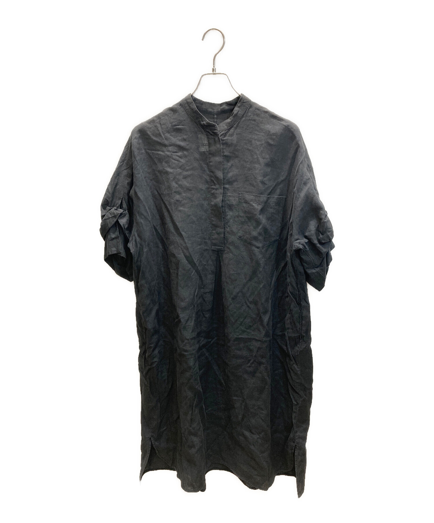 中古・古着通販】ticca (ティッカ) リネンツイストスリーブワンピース 