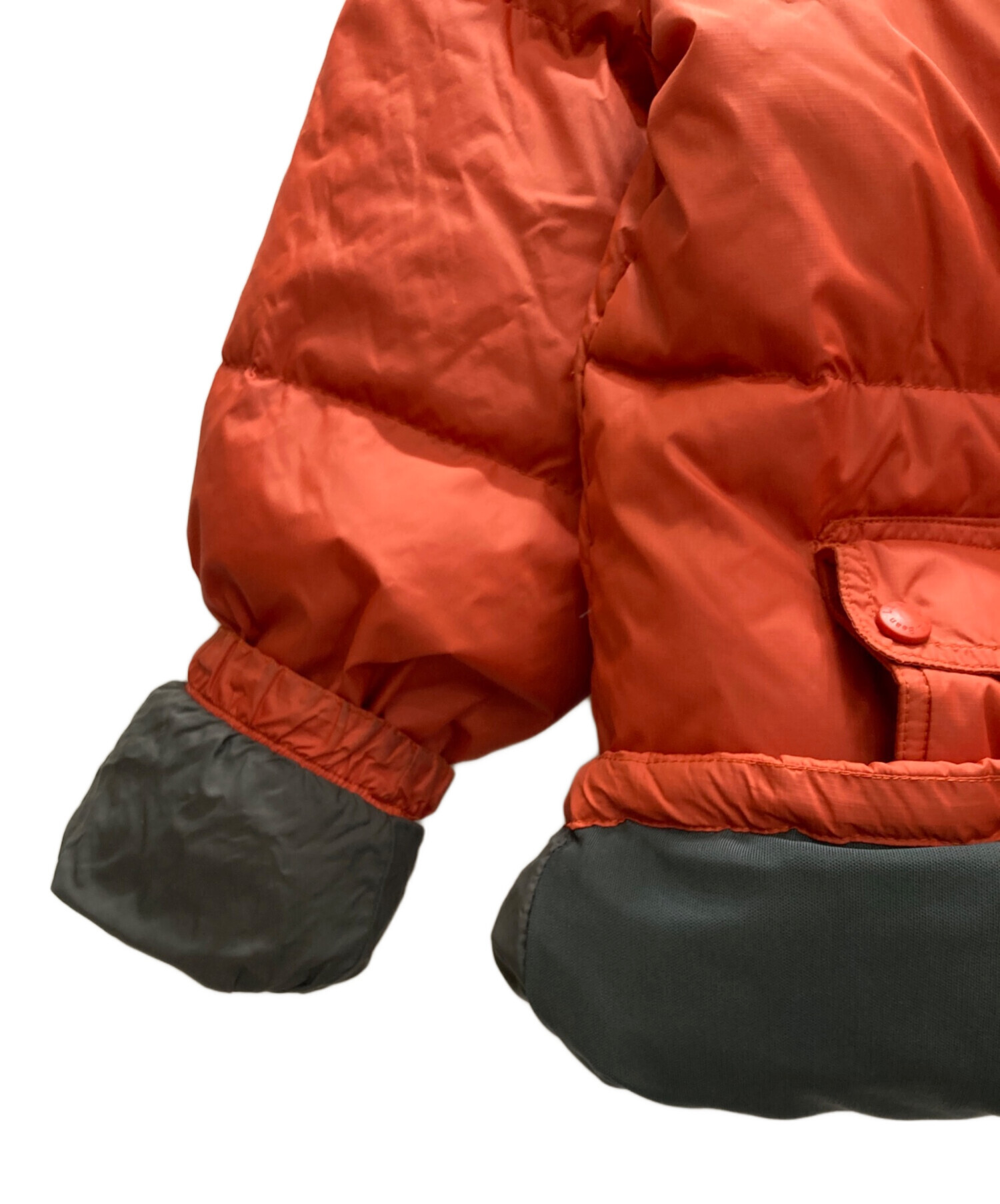 専用 90s 00s LL BEAN グースダウンジャケット オレンジ 00s L.L.Bean ダウンジャケット M オレンジ Y2K テック ゴープコア