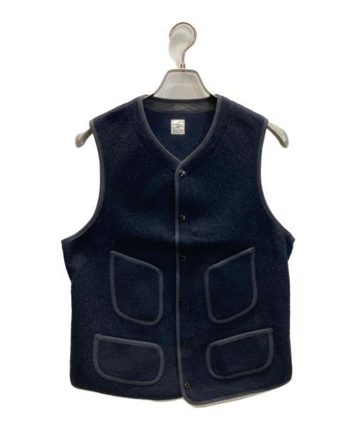 【試着のみ】アナトミカ BBベスト 40 ネイビー 中古・古着通販】ANATOMICA (アナトミカ) ビーチクロスベスト ネイビー