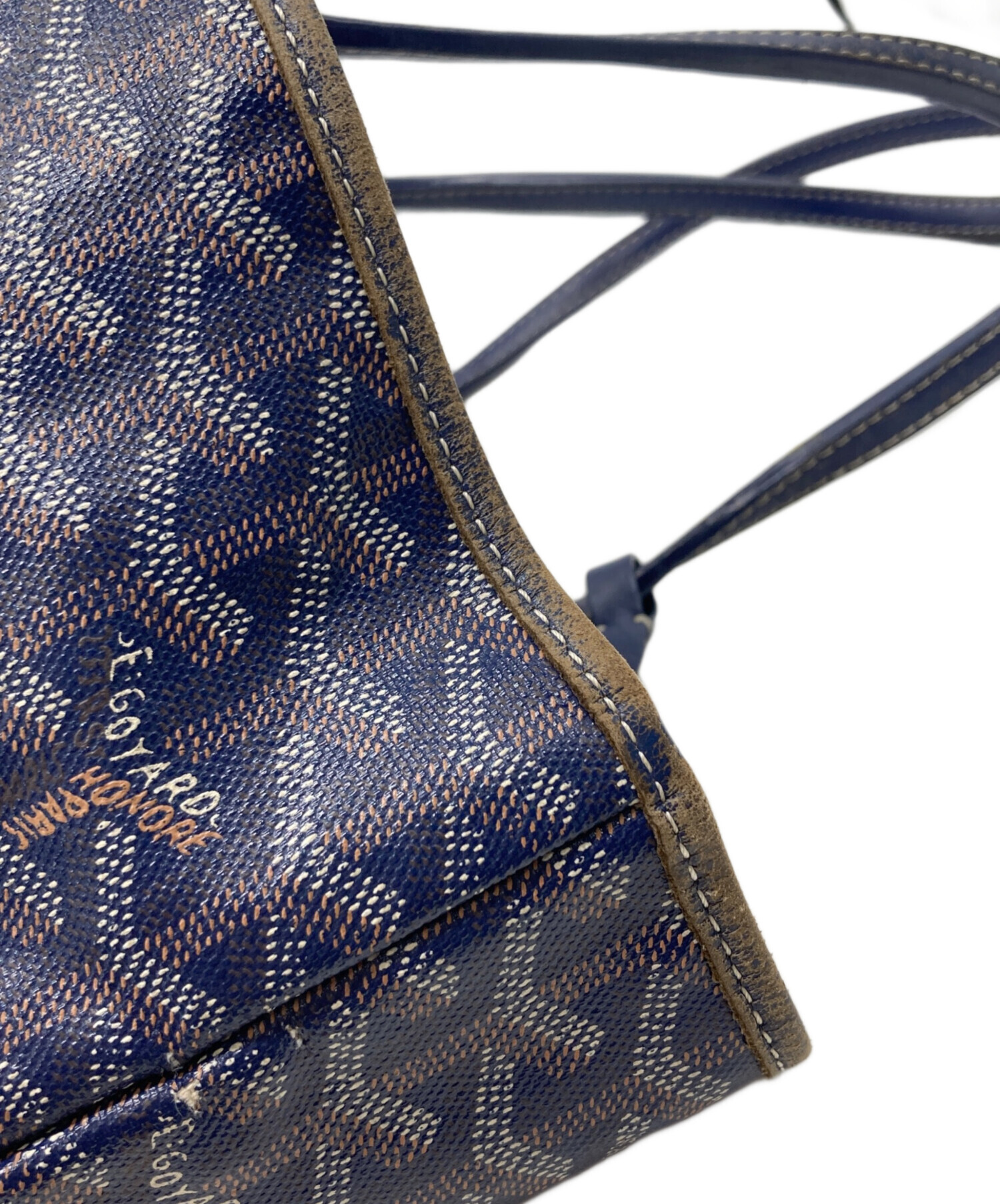 中古・古着通販】GOYARD (ゴヤール) サンルイPM トートバッグ ブルー