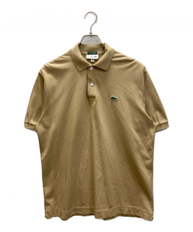 LACOSTE新品 ベージュ 五分袖ポロシャツ サイズ40 中古・古着通販】LACOSTE (ラコステ) ポロシャツ ベージュ サイズ:S