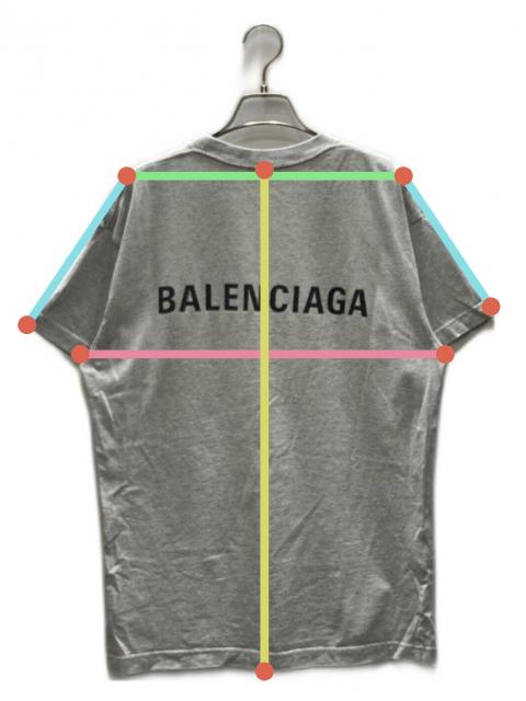 中古・古着通販】BALENCIAGA (バレンシアガ) S/S ロゴTシャツ グレー