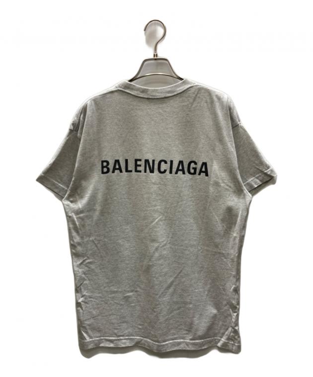 中古・古着通販】BALENCIAGA (バレンシアガ) S/S ロゴTシャツ グレー