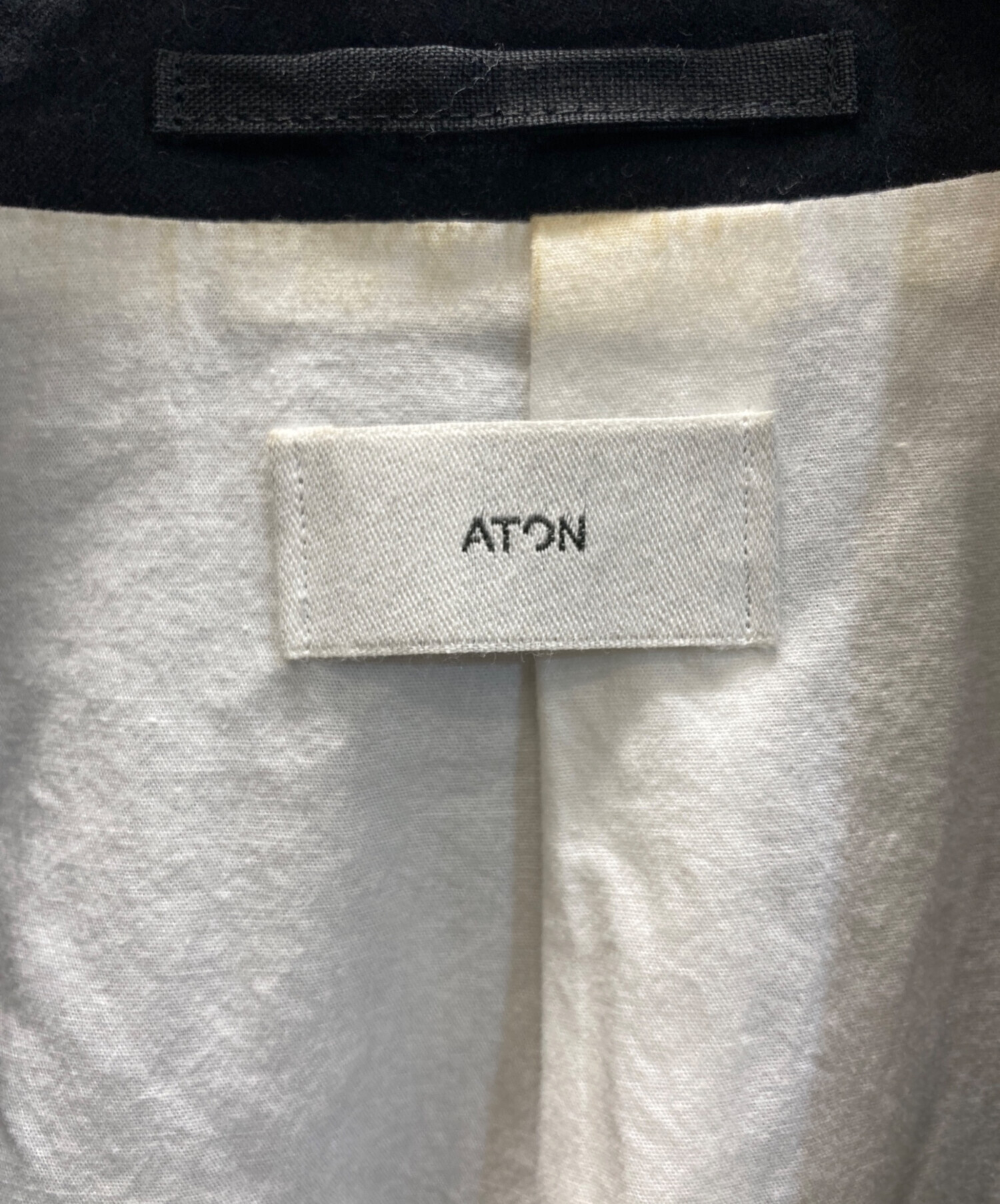 中古・古着通販】ATON (エイトン) Shrink Flannel Jacket シュリンク