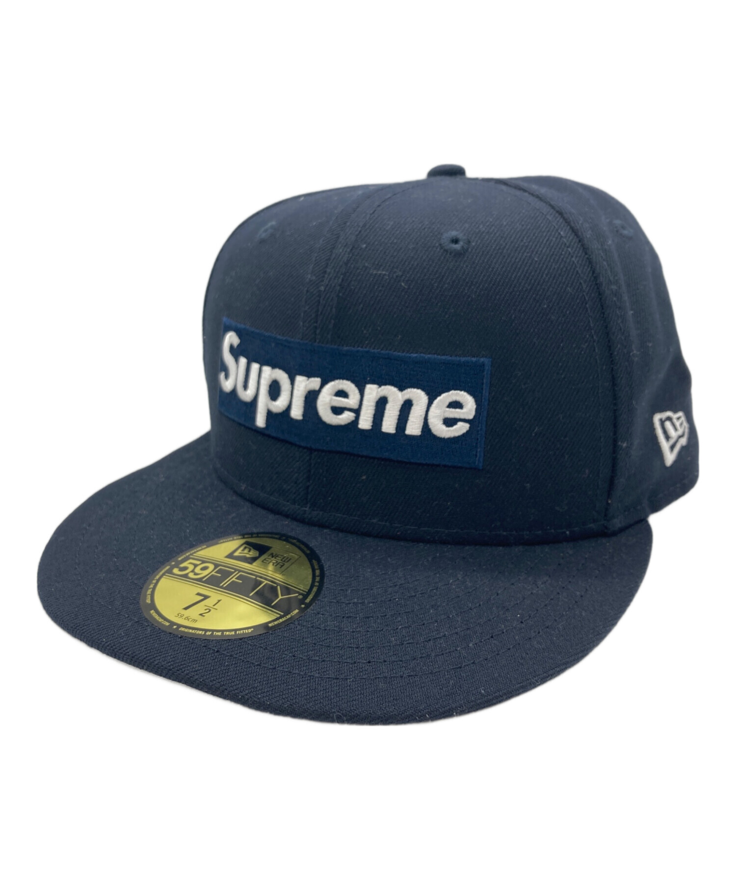 正規品　Supreme シュプリーム　キャップ　帽子 アメリカ製　ネイビー　紺 正規品 Supreme シュプリーム キャップ 帽子 アメリカ製 ネイビー 紺