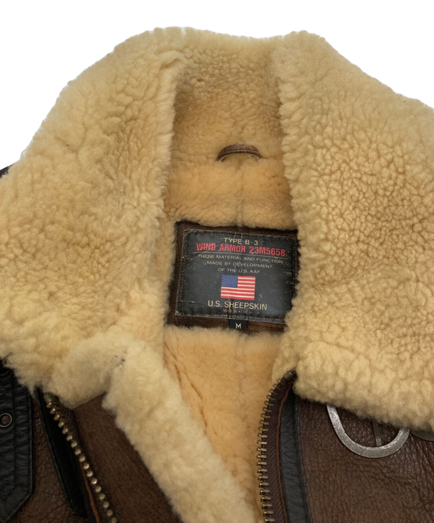 ウィンドアーマー B-3 フライトジャケット シープスキン 4L 楽天市場】在庫限りセール 即購入可！在庫残り僅か 1 点！シープスキン
