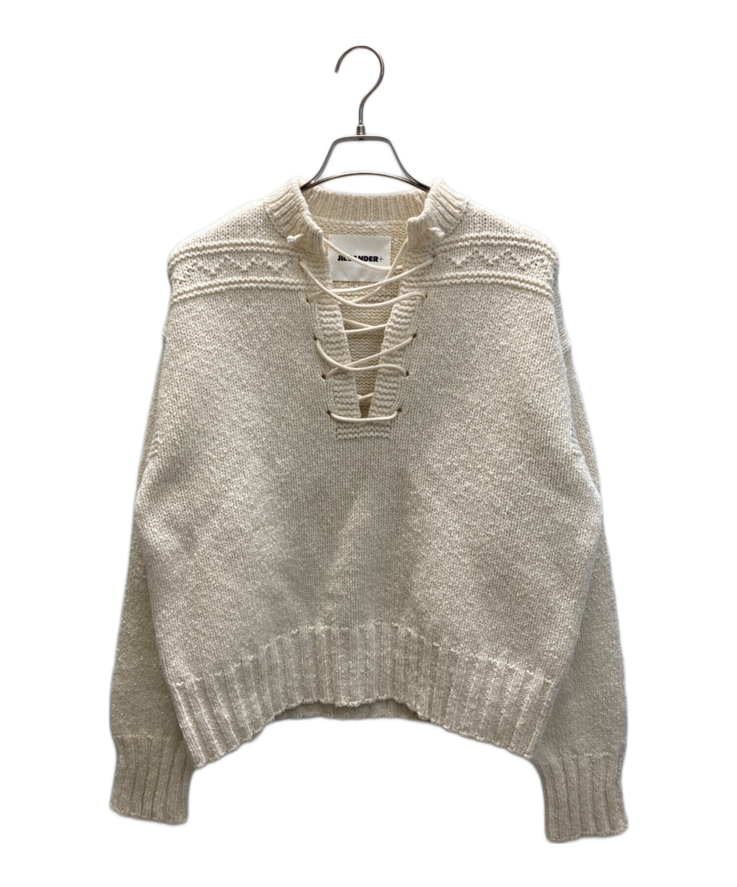 中古・古着通販】JIL SANDER (ジルサンダー) レースアップ ハイネック