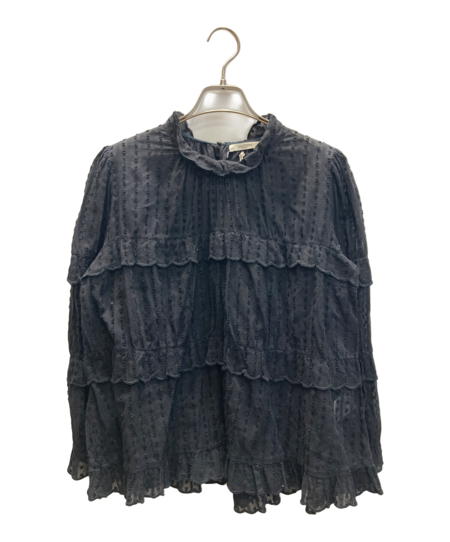 イザベルマラン エトワール レース襟 ブラウス ネイビー ISABEL MARANT 