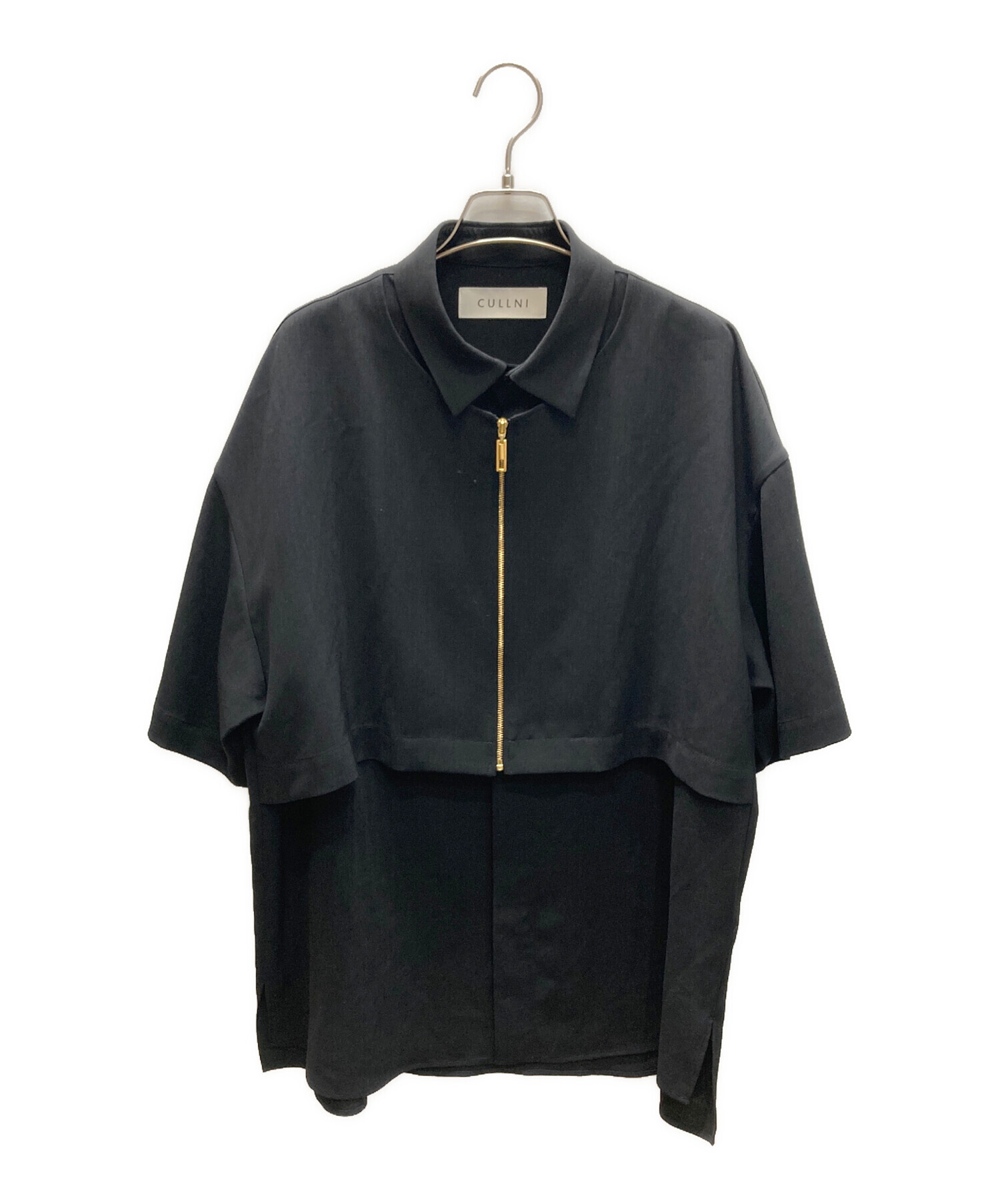 中古・古着通販】CULLNI (クルニ) Front Zip Layered Short Sleeve