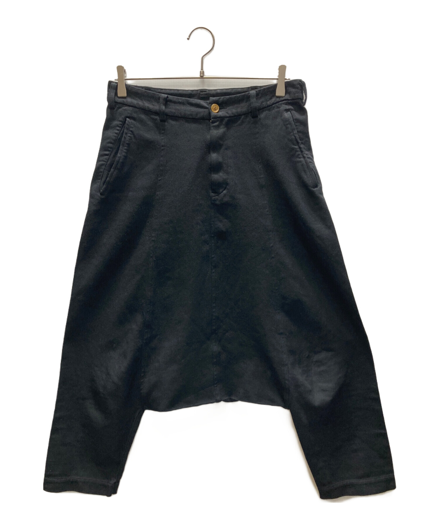 【最終】コムデギャルソン　コムコム　AD2017 ポリ　サルエルパンツ　茶 中古・古着通販】COMME des GARCONS COMME des GARCONS