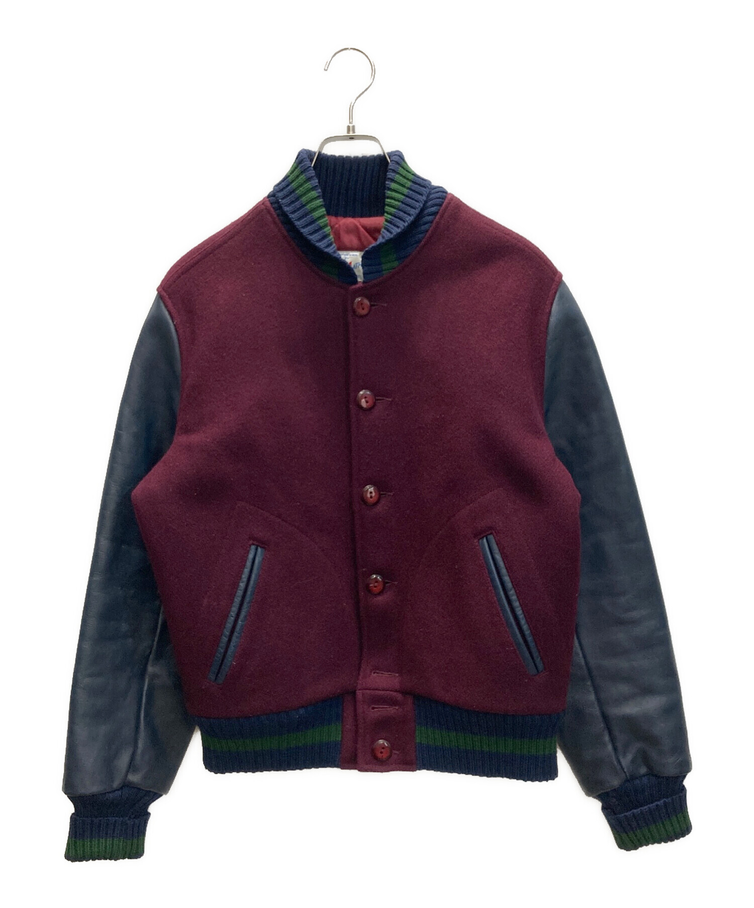 【ほぼ未使用】アスレチックス スタジャン Sサイズ 90年代 USA製 STARTER スターター MLB オークランド アスレチックス