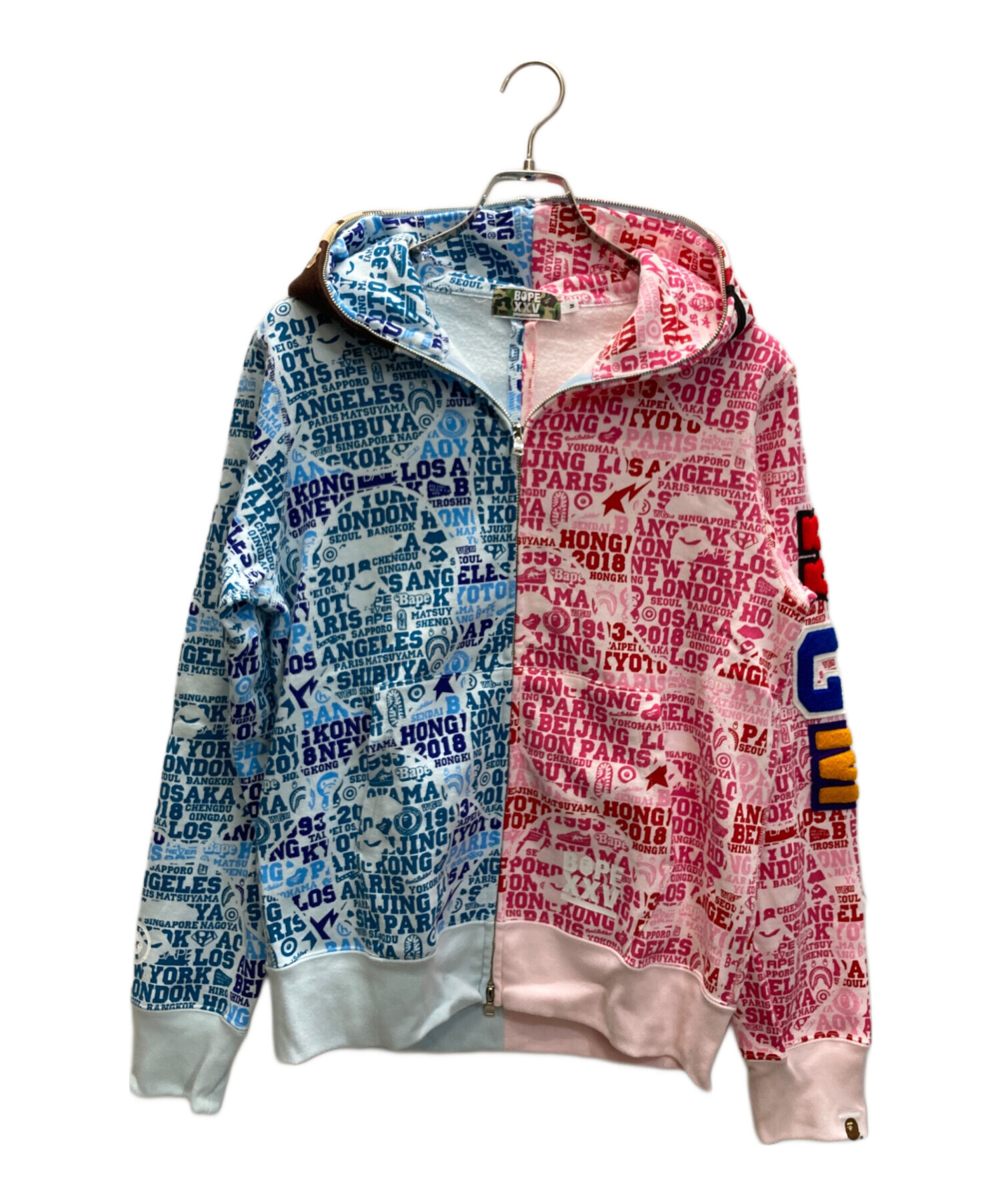 APE BAPE XXV 25周年 HALF SHARK HOODIE パーカー 【公式通販】