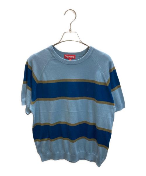 中古・古着通販】SUPREME (シュプリーム) Knit Stripe S/S Raglan Top