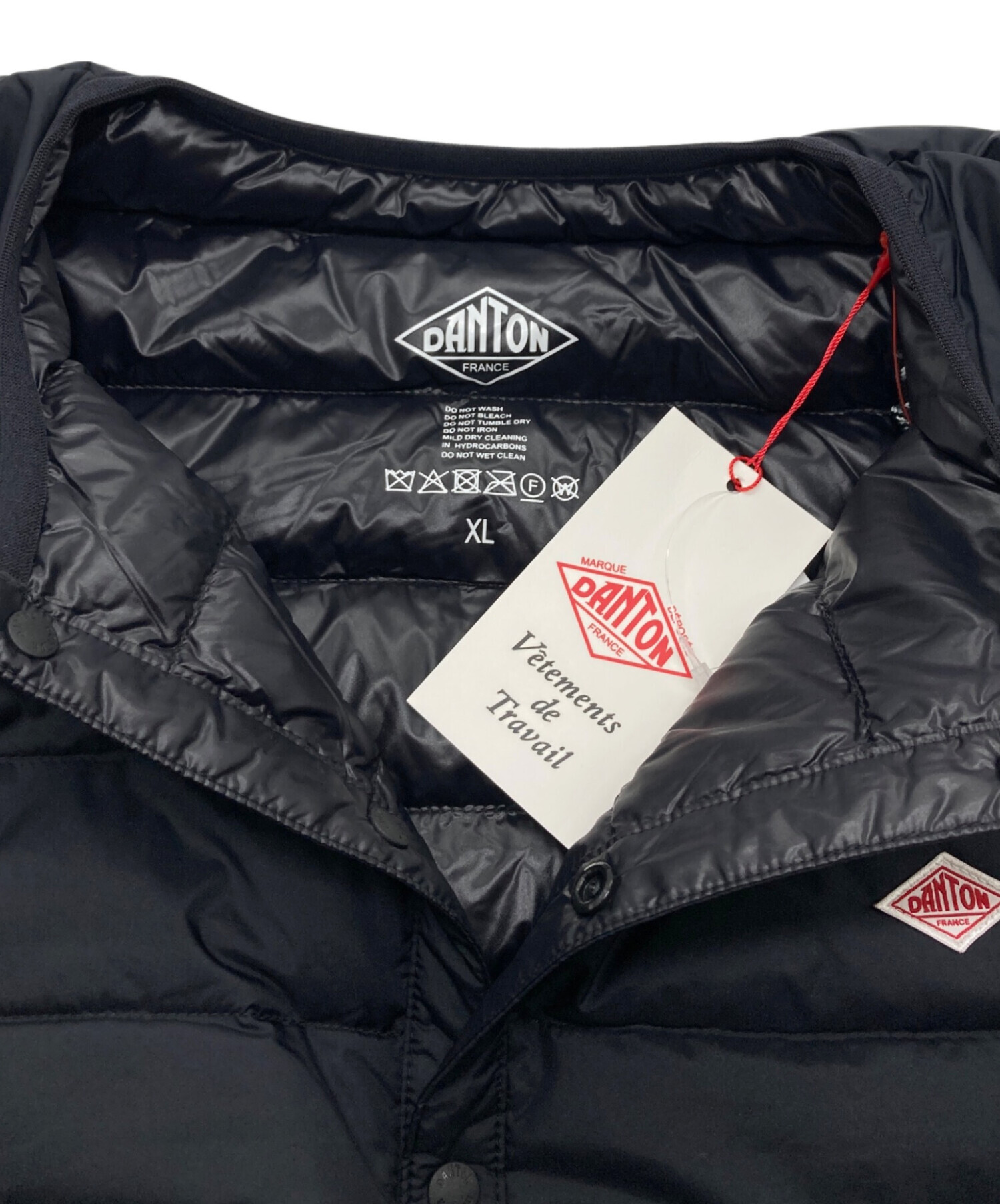 中古・古着通販】DANTON (ダントン) クルーネック インナーダウン