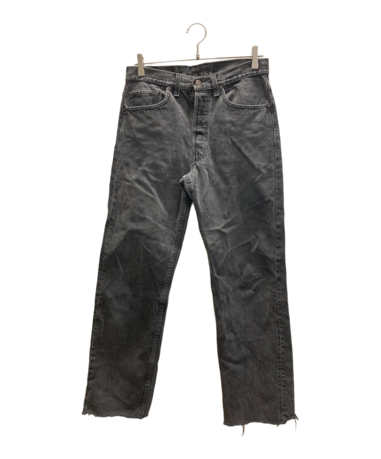 LEVI'S 501XX W31 デニムパンツ 中古・古着通販】LEVI'S (リーバイス) 501後染めデニムパンツ ブラック