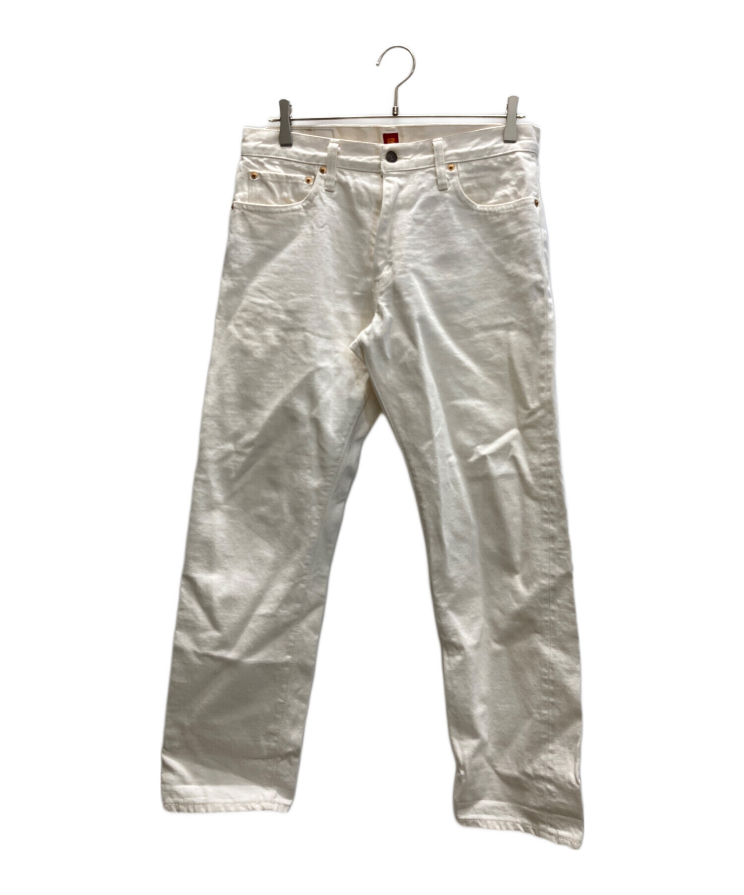 中古・古着通販】RESOLUTE (リゾルト) デニムパンツ ホワイト サイズ
