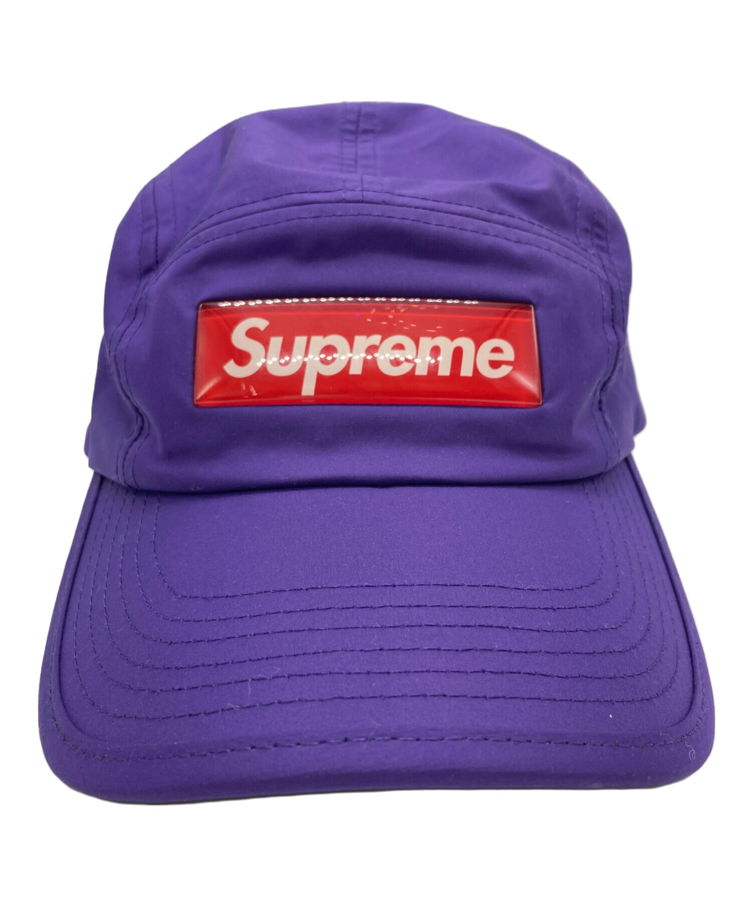 Supreme パープル キャップ 中古・古着通販】Supreme (シュプリーム) Inset Gel Camp Cap パープル
