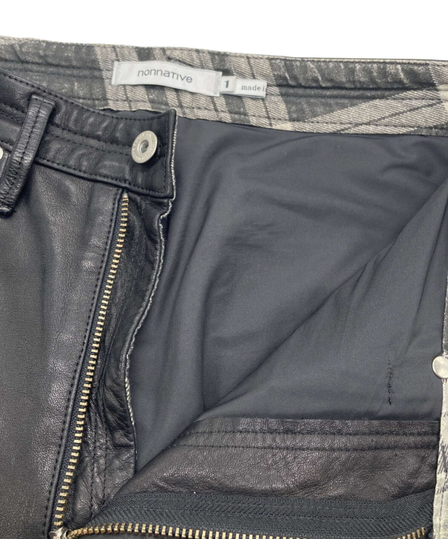 中古・古着通販】nonnative (ノンネイティブ) 5ポケット カウレザー