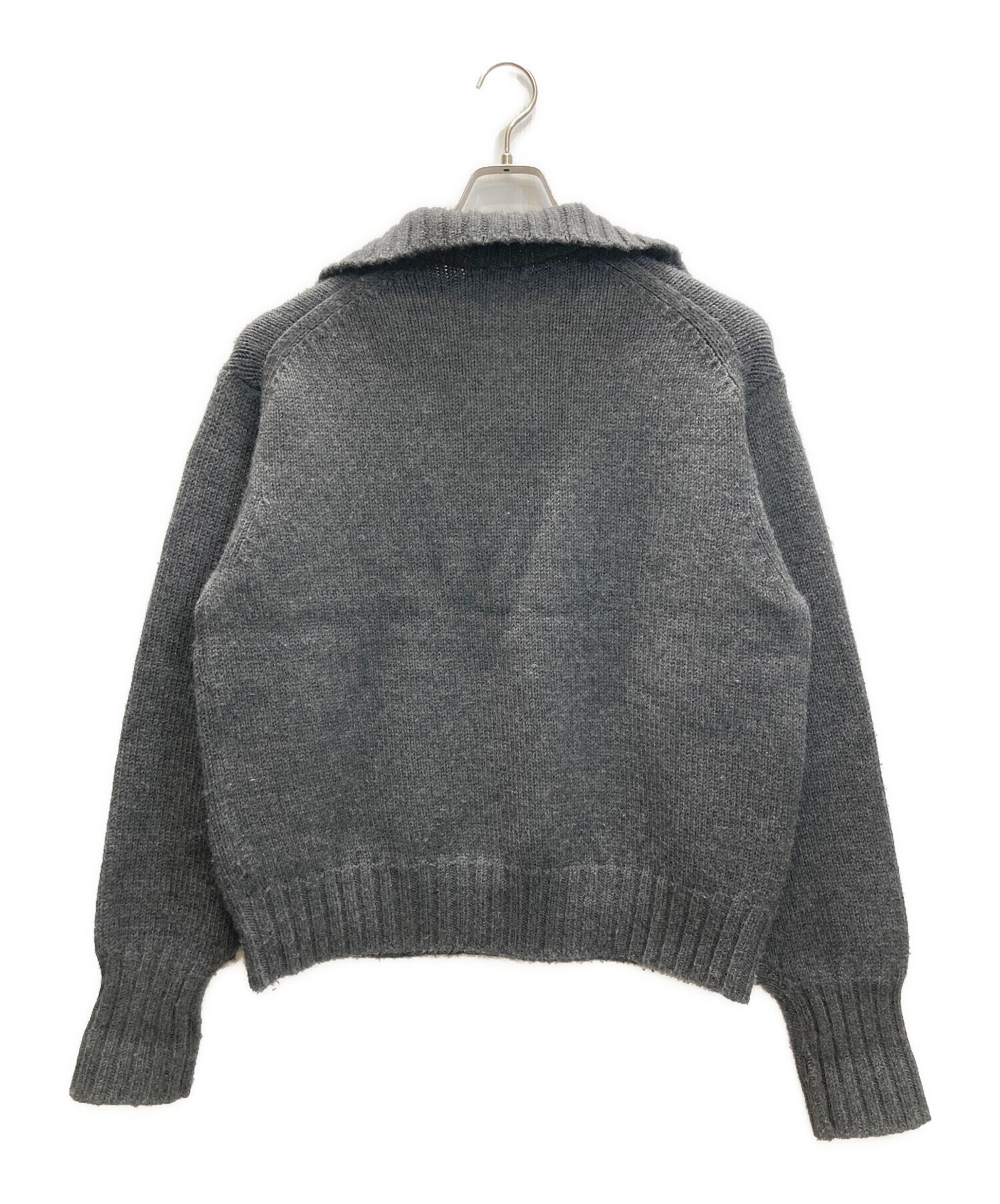 中古・古着通販】AURALEE (オーラリー) WOOL SOFT CORD KNIT HALF ZIP