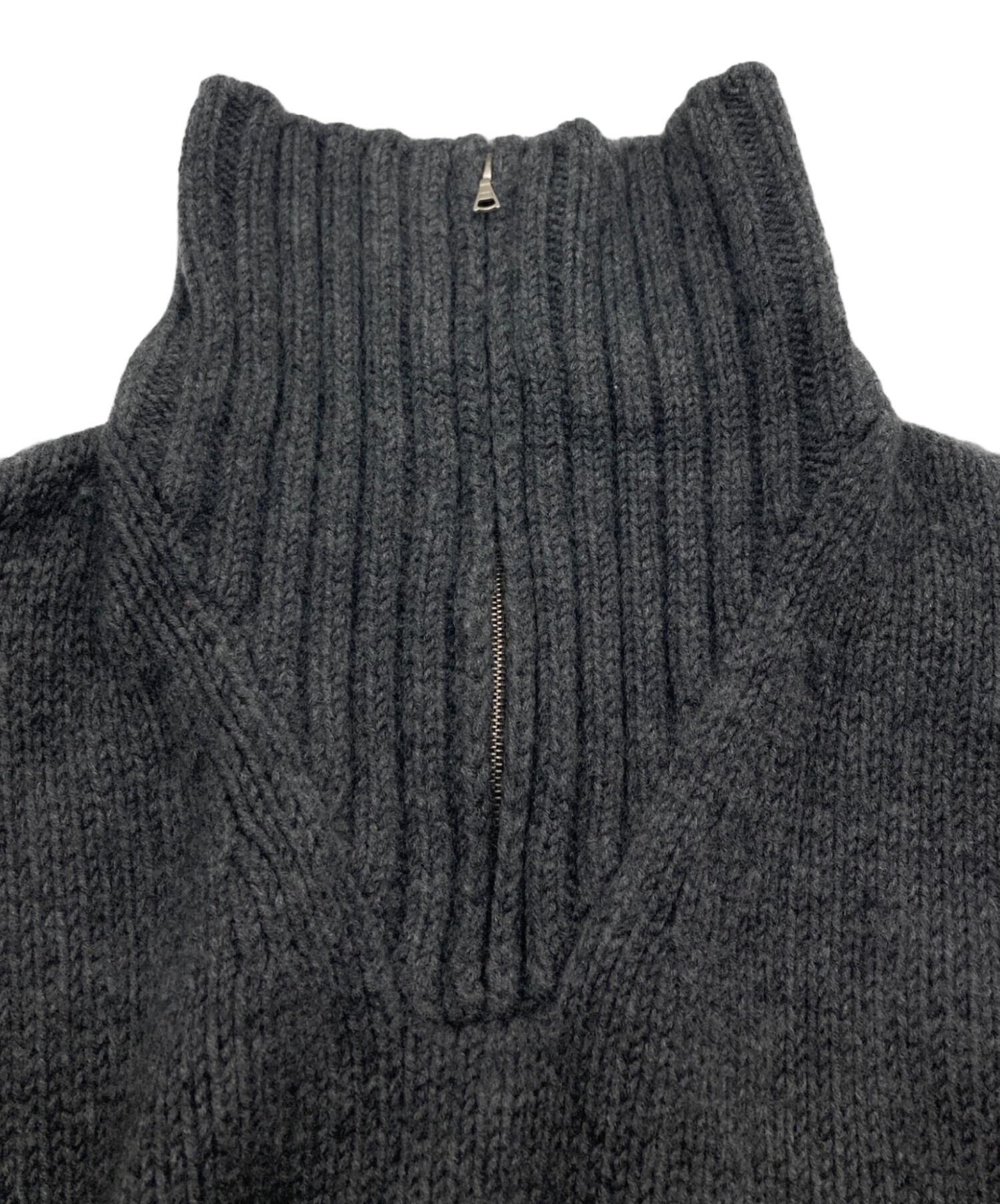 中古・古着通販】AURALEE (オーラリー) WOOL SOFT CORD KNIT HALF ZIP