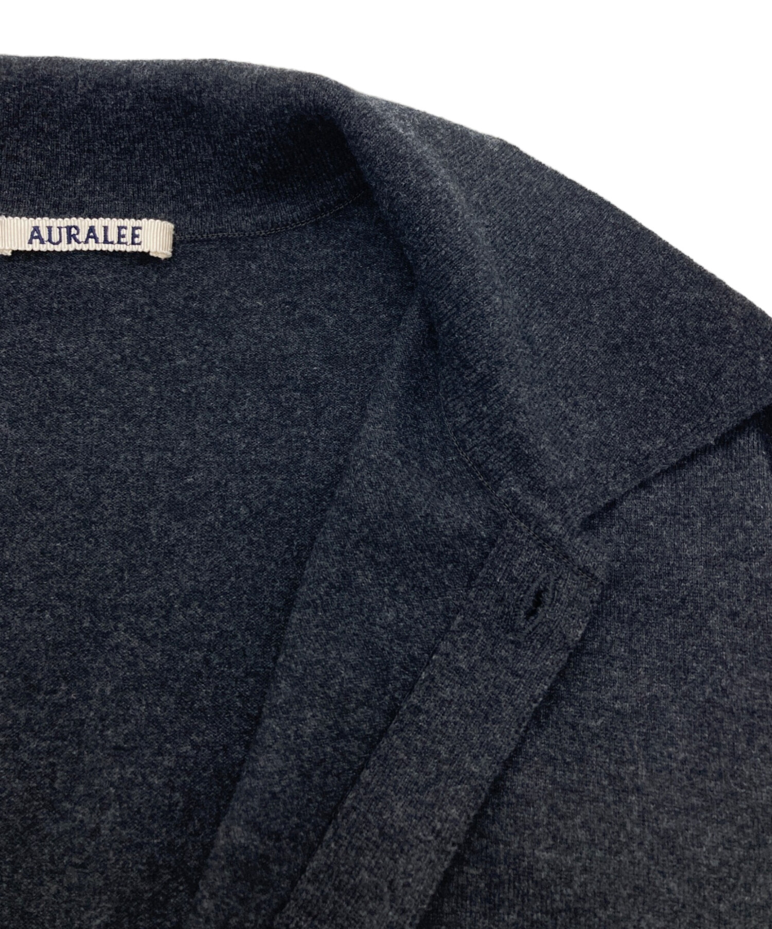 中古・古着通販】AURALEE (オーラリー) HIGH TWIST WOOL KNIT SHIRT