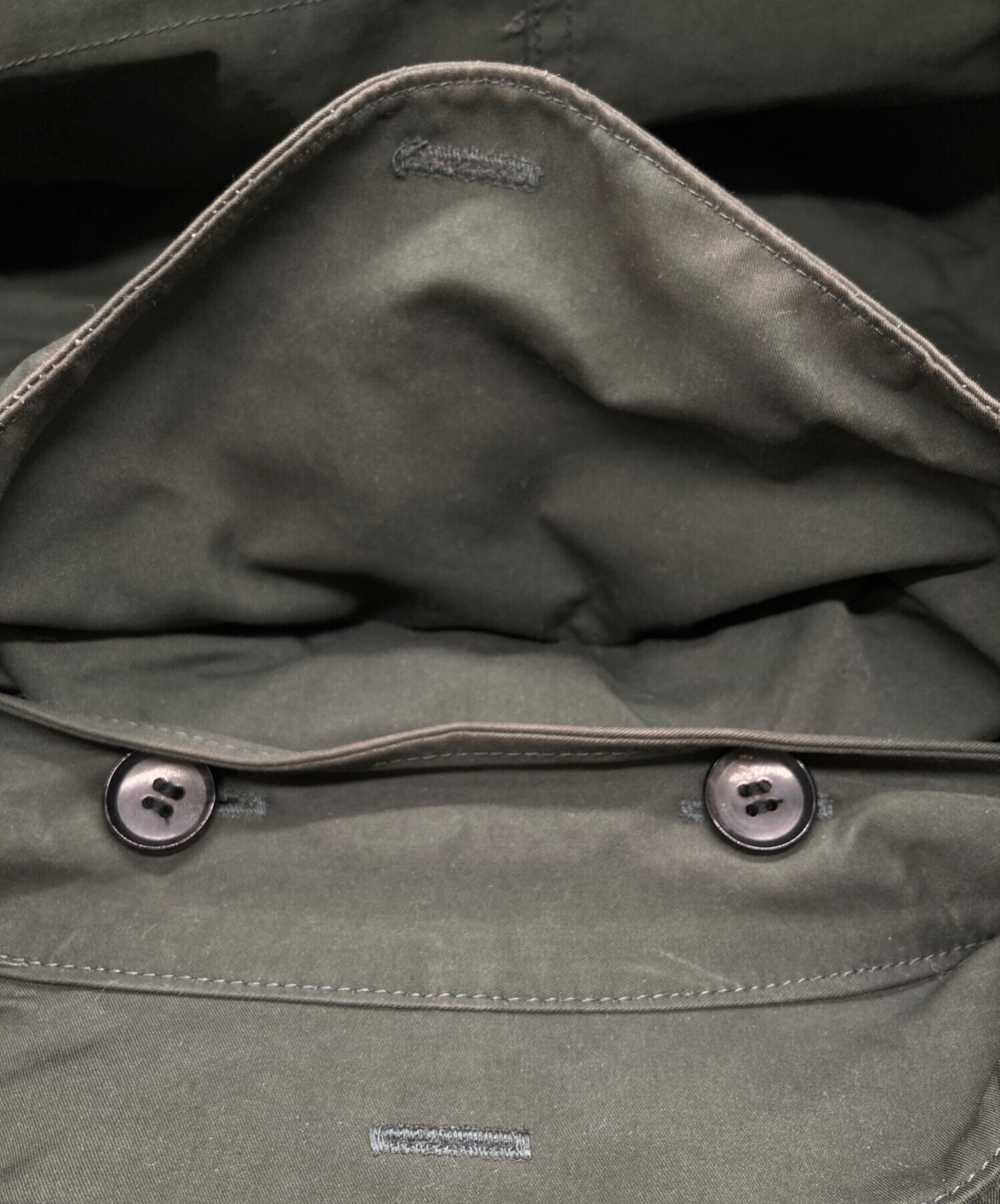 【クリーニング済】★21ss★リラクス★ショートモッズサイズ48 ザ リラクス THE RERACS 21FW INSULATE SHORT PEPLUM COAT 中綿モッズ