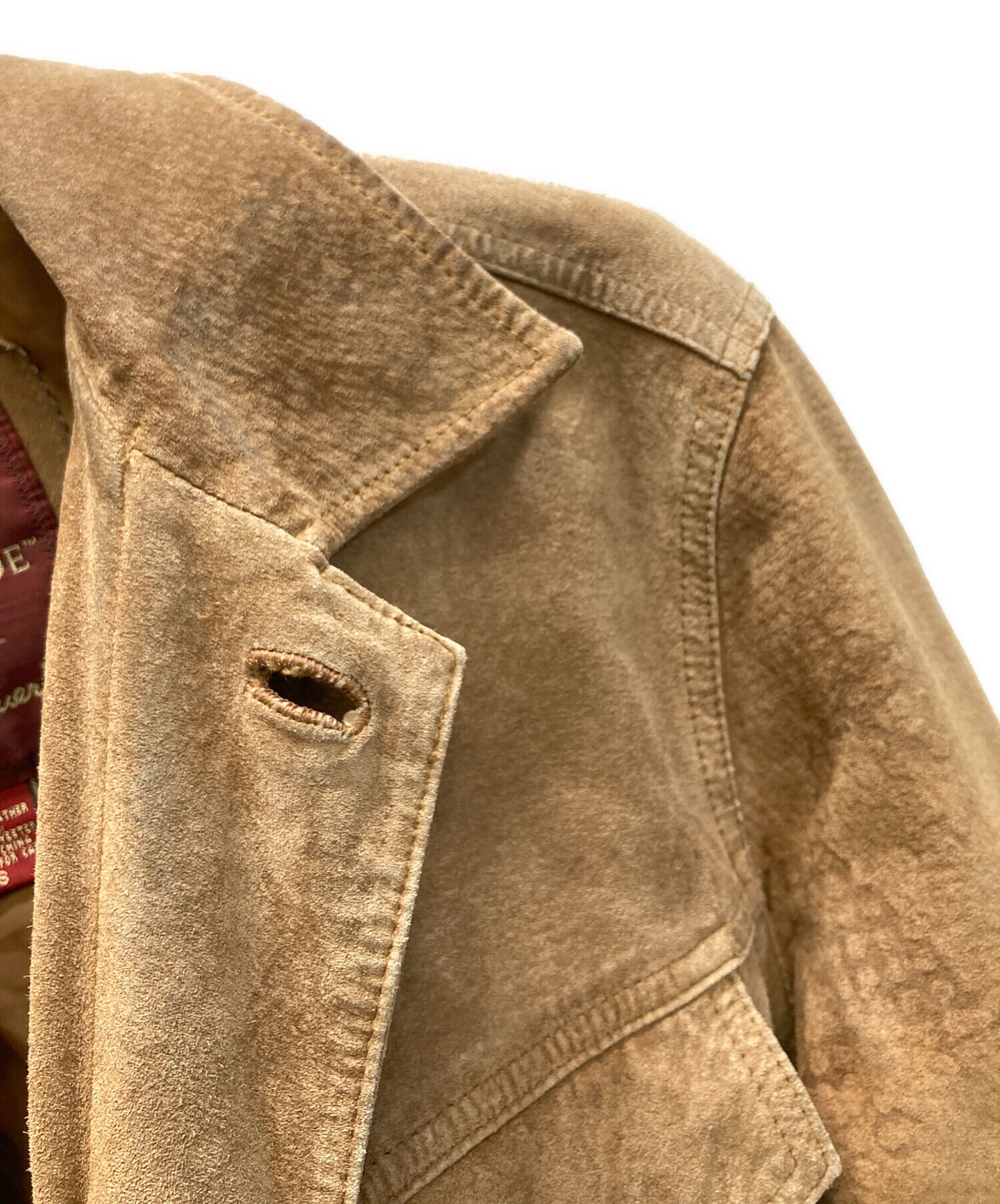 エディーバウアー スエード レザージャケット スポーツジャケット 00s 古着 エディーバウアー Eddie Bauer スイングトップタイプスエード