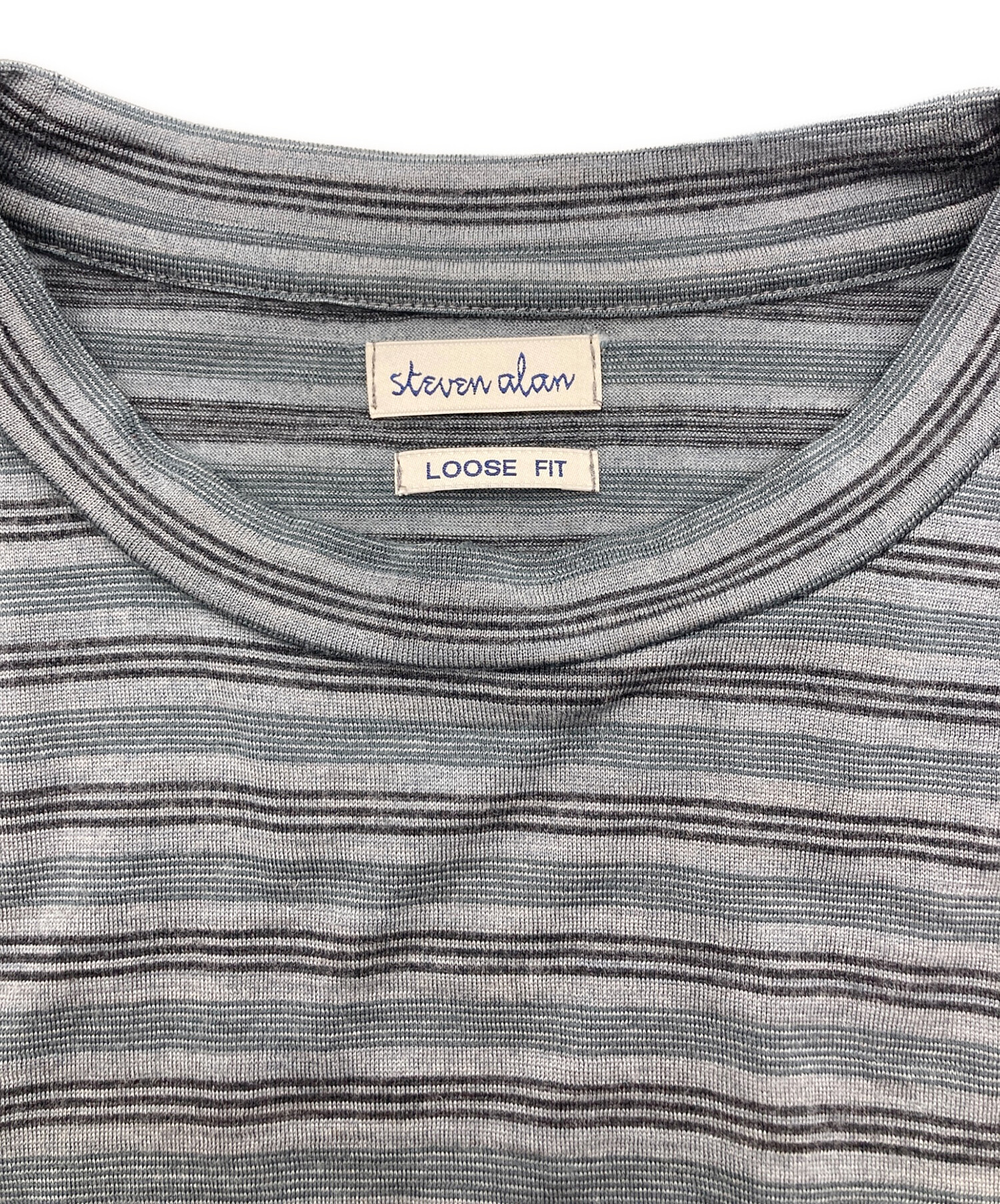 中古・古着通販】STEVEN ALAN (スティーブンアラン) WOOL BORDER SHORT