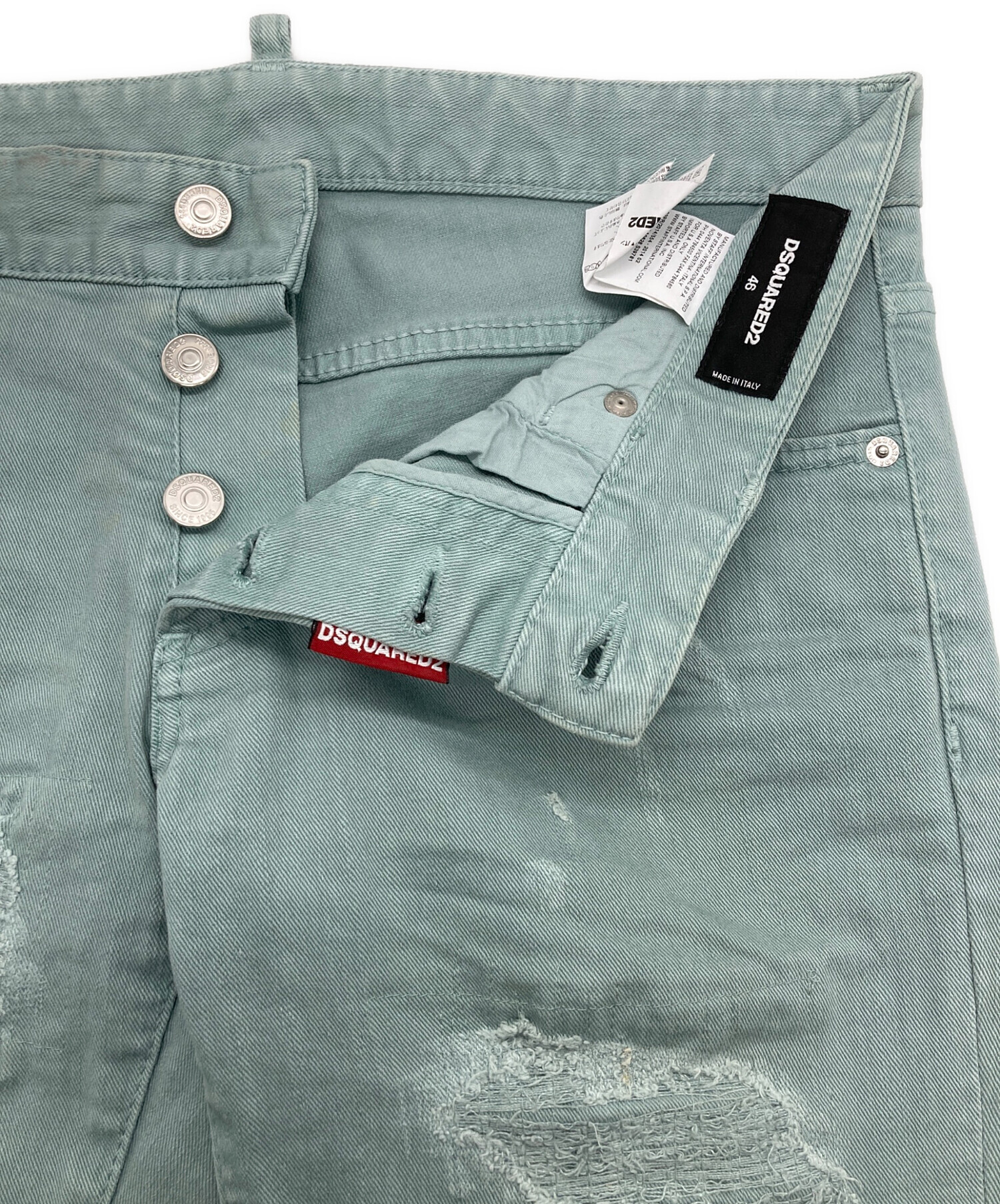 中古・古着通販】DSQUARED2 (ディースクエアード) クラッシュ加工