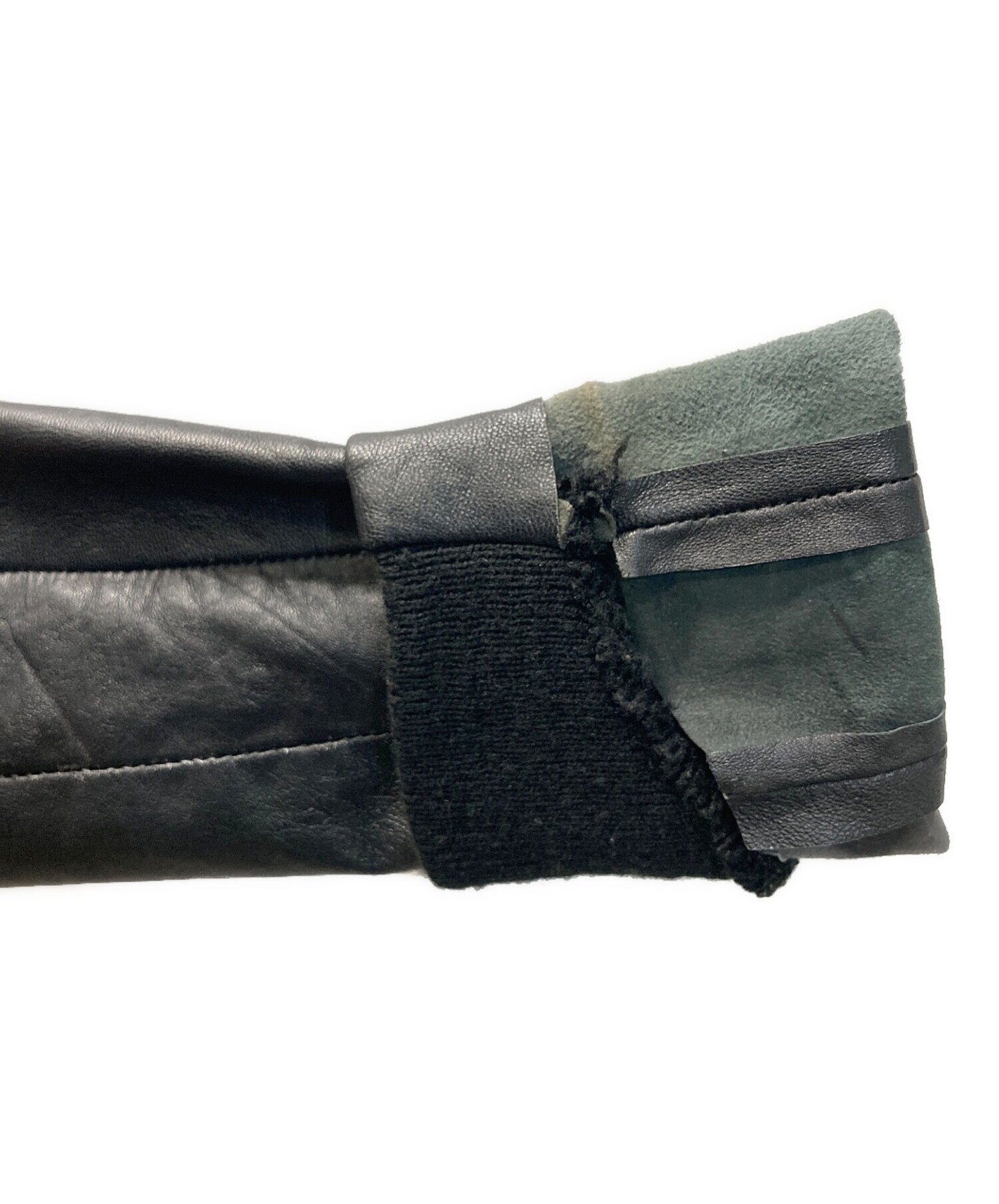 中古・古着通販】EKAM (エカム) ハイネックラムレザージャケット